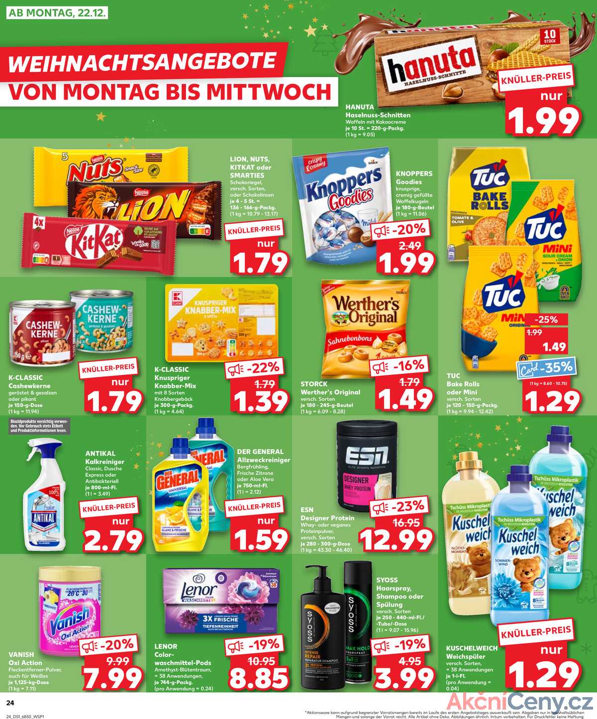 Leták Kaufland Německo 18.12.-24.12.2025 strana 24