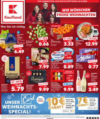 Leták Kaufland Německo 18.12.-24.12.2025