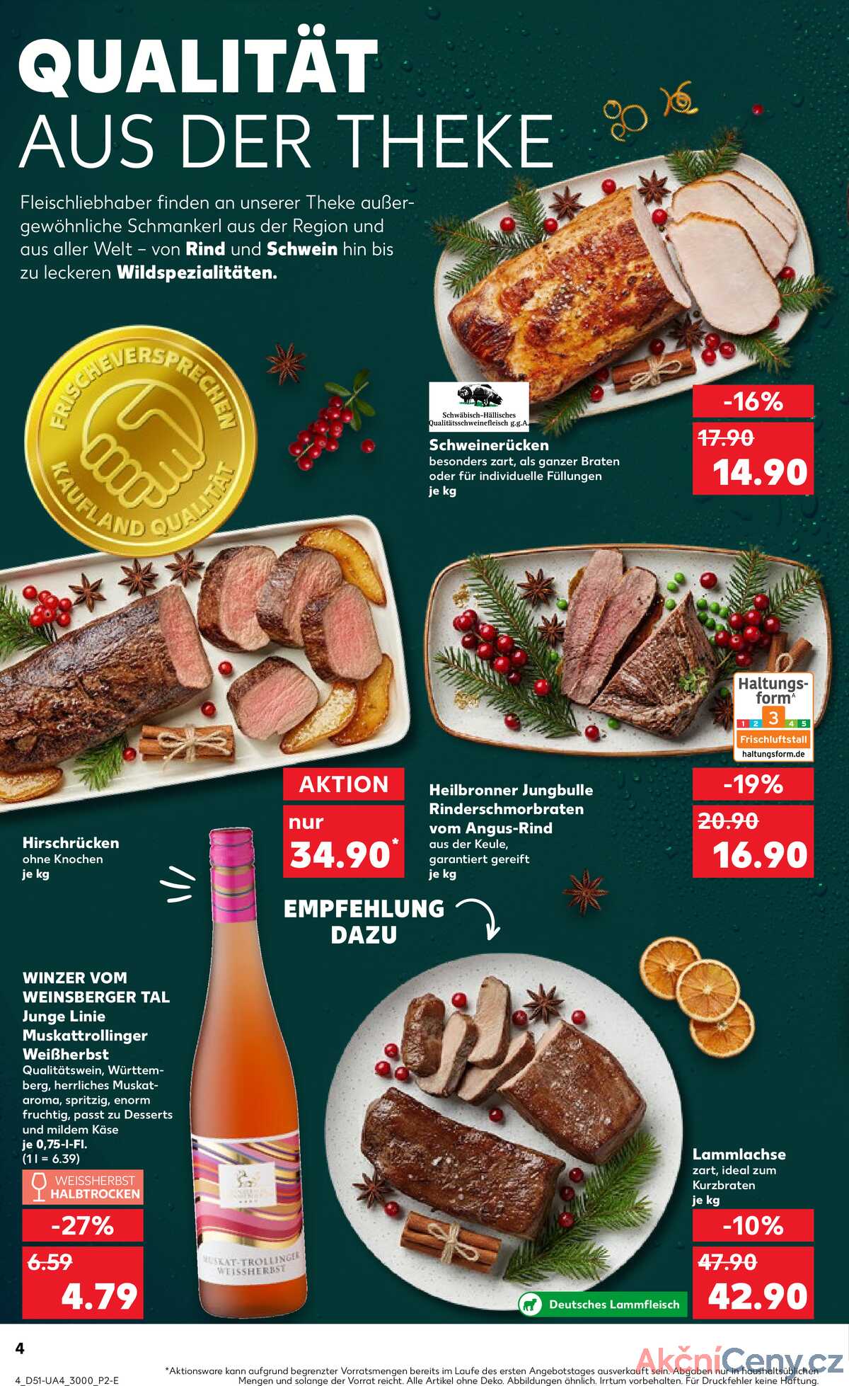 Leták Kaufland Německo 18.12.-24.12.2025 strana 4