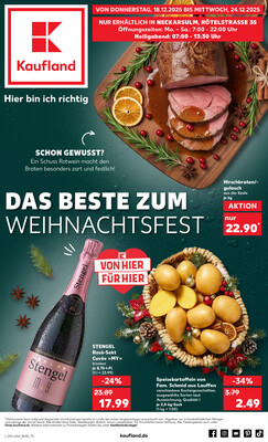 Leták Kaufland Německo 18.12.-24.12.2025