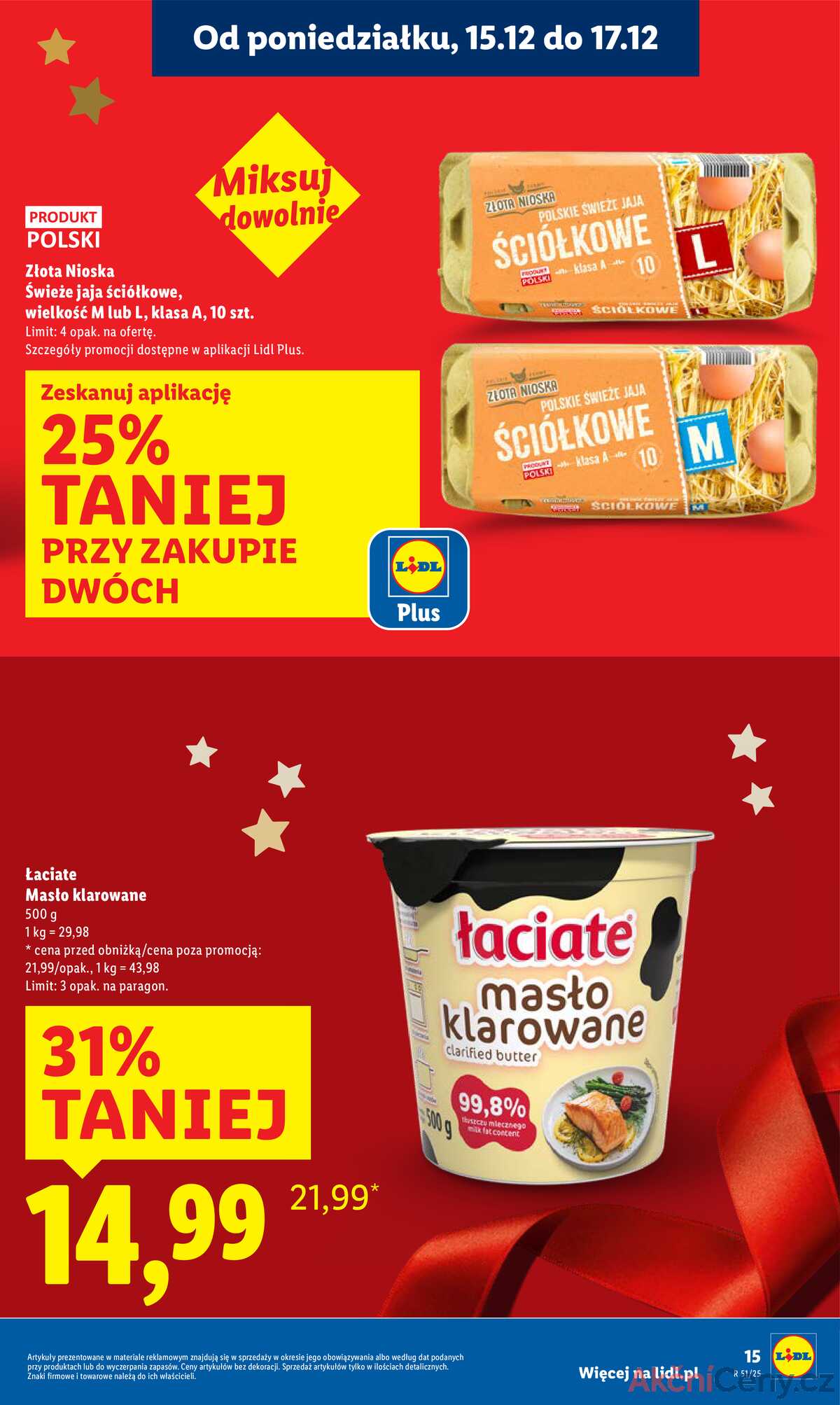 Leták Lidl Polsko 15.12.-17.12.2025 strana 15