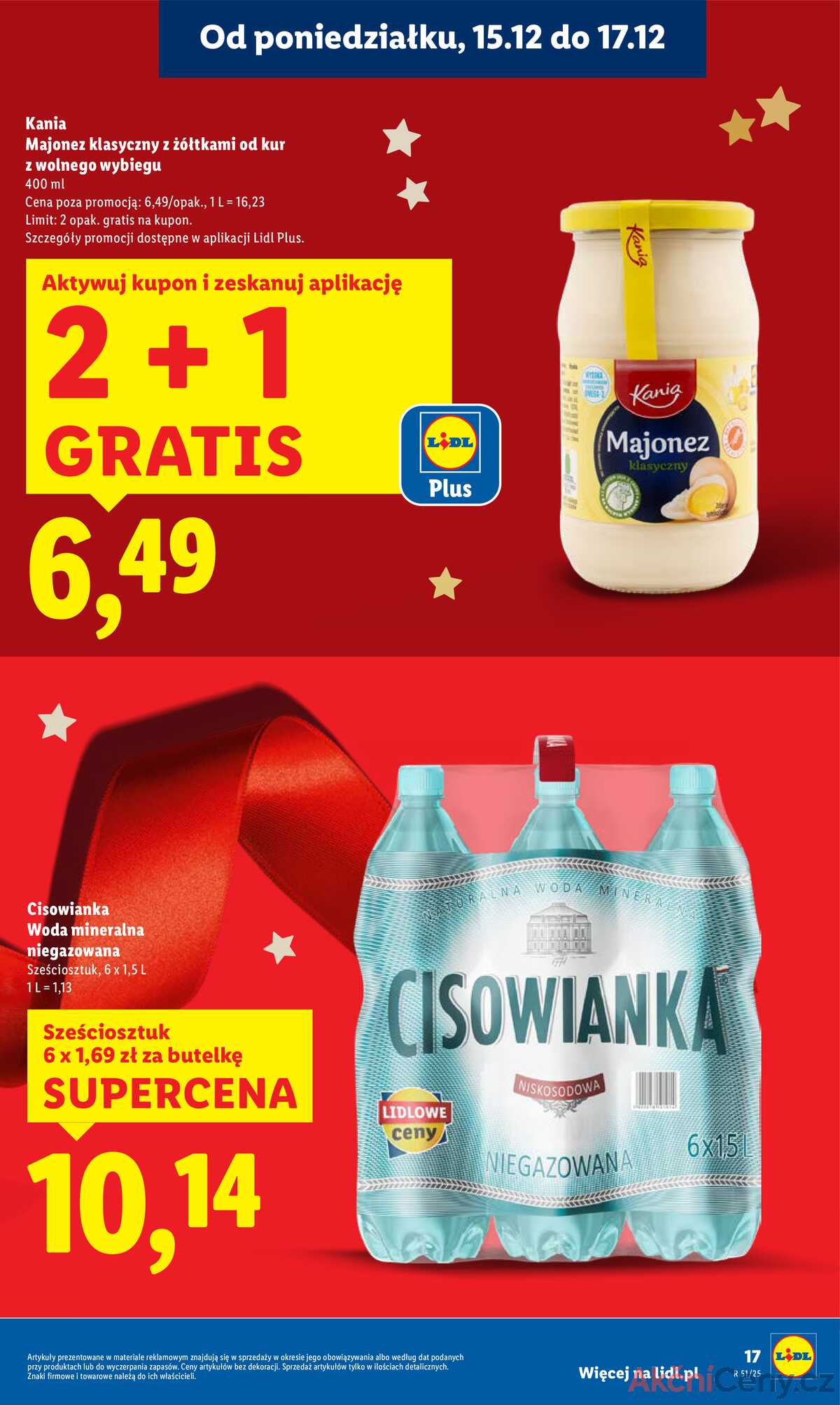 Leták Lidl Polsko 15.12.-17.12.2025 strana 17