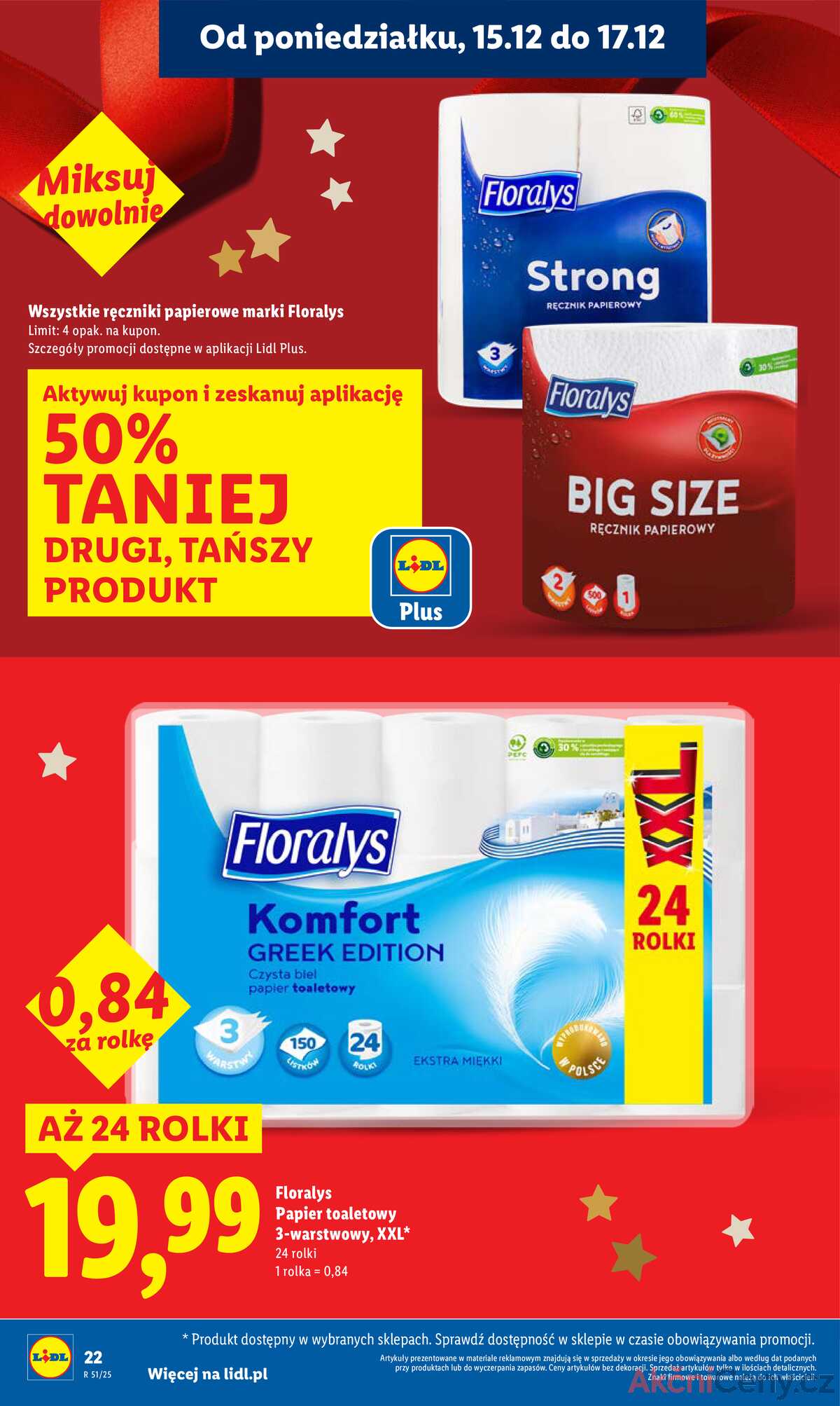 Leták Lidl Polsko 15.12.-17.12.2025 strana 22