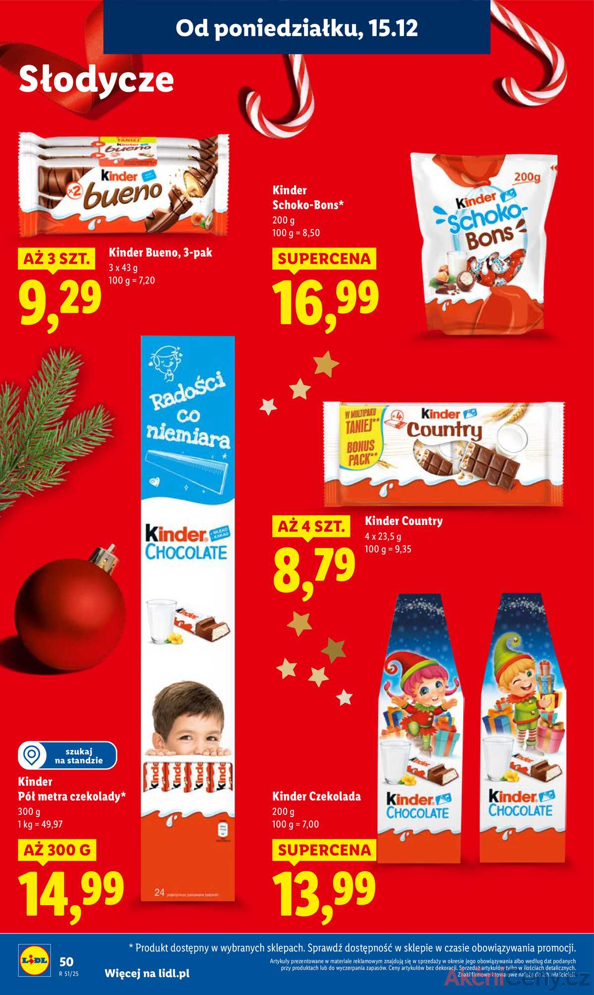 Leták Lidl Polsko 15.12.-17.12.2025 strana 52
