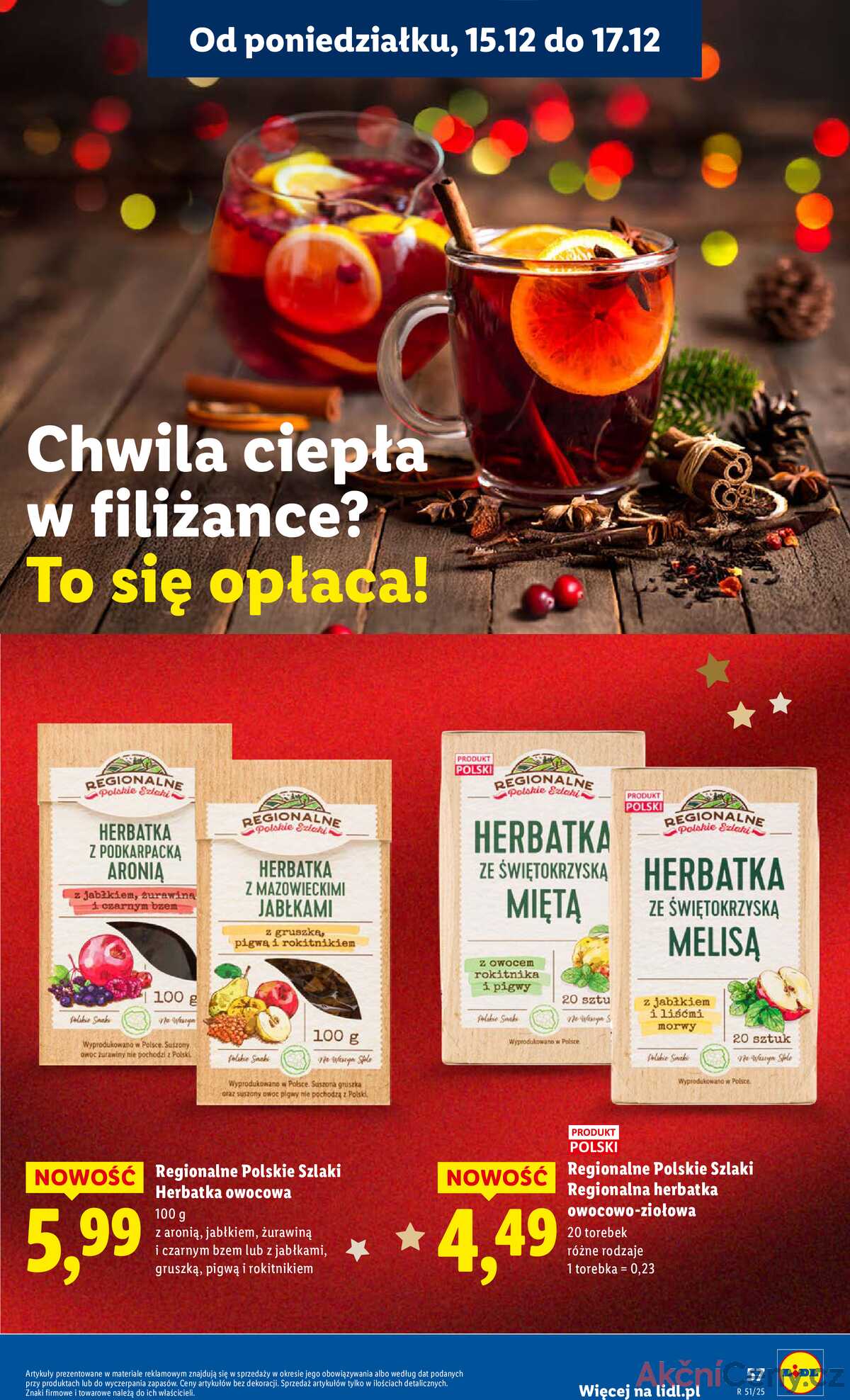 Leták Lidl Polsko 15.12.-17.12.2025 strana 59