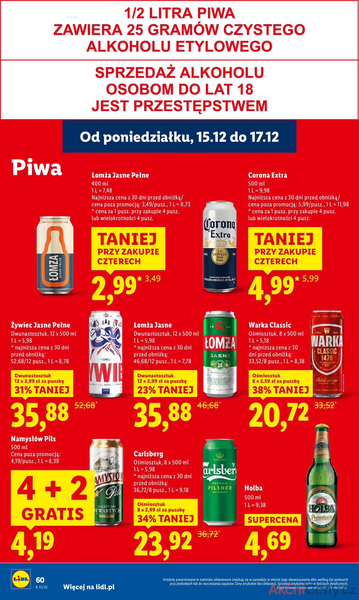 Leták Lidl Polsko 15.12.-17.12.2025 strana 62