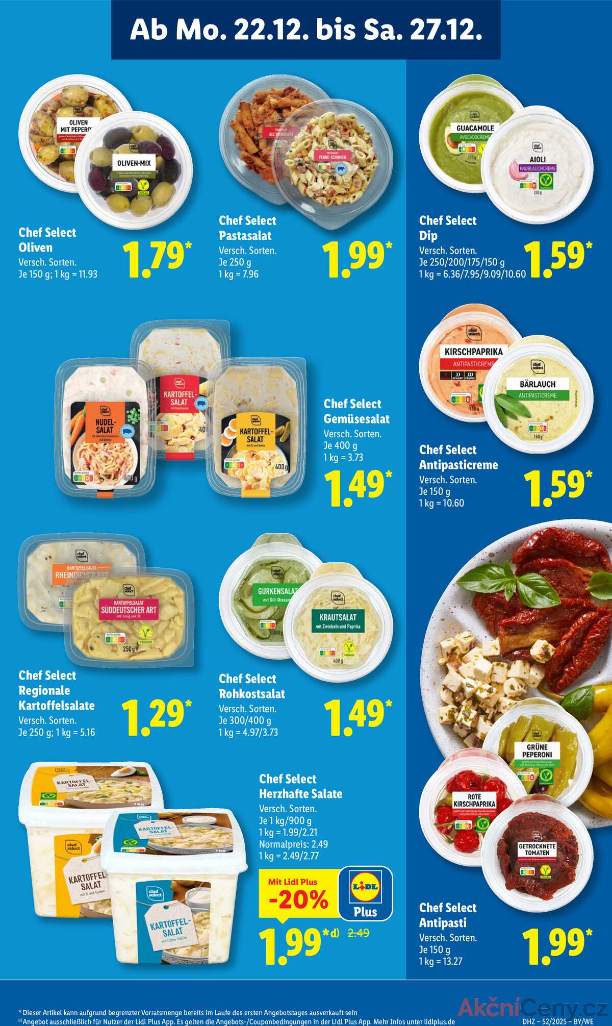 Leták Lidl Německo 22.12.-27.12.2025 strana 21