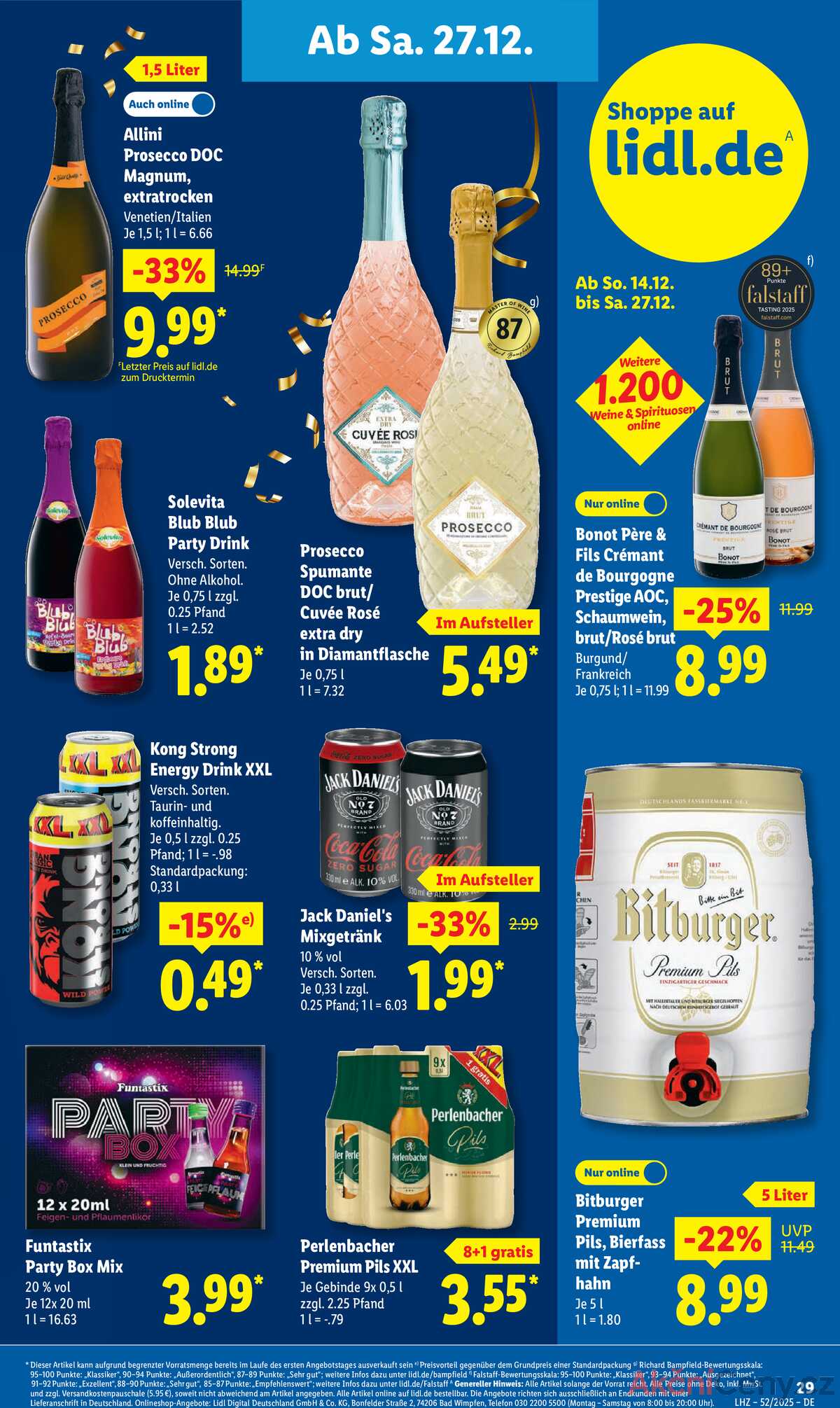 Leták Lidl Německo 22.12.-27.12.2025 strana 47