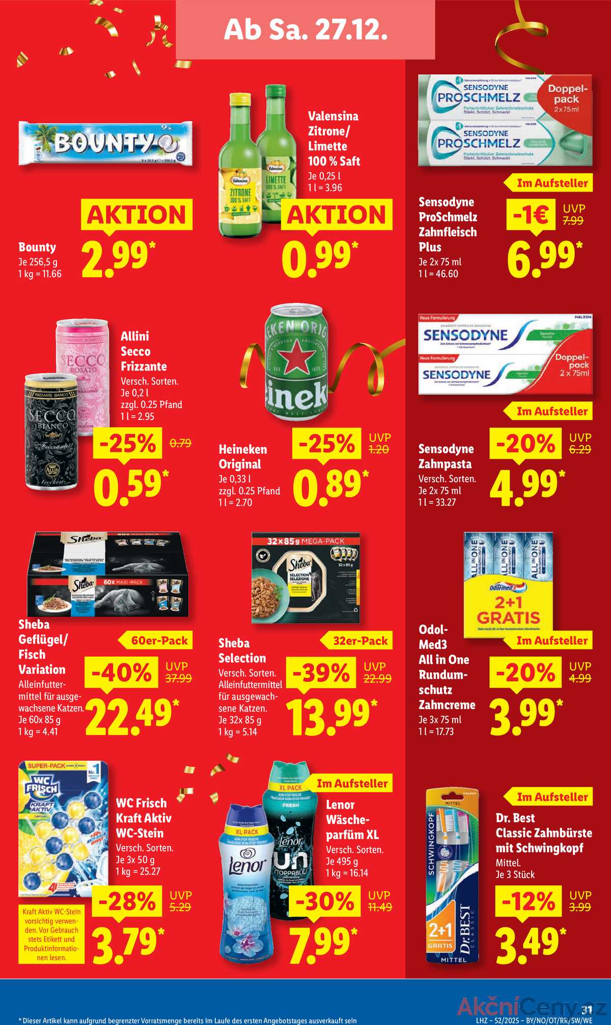 Leták Lidl Německo 22.12.-27.12.2025 strana 51