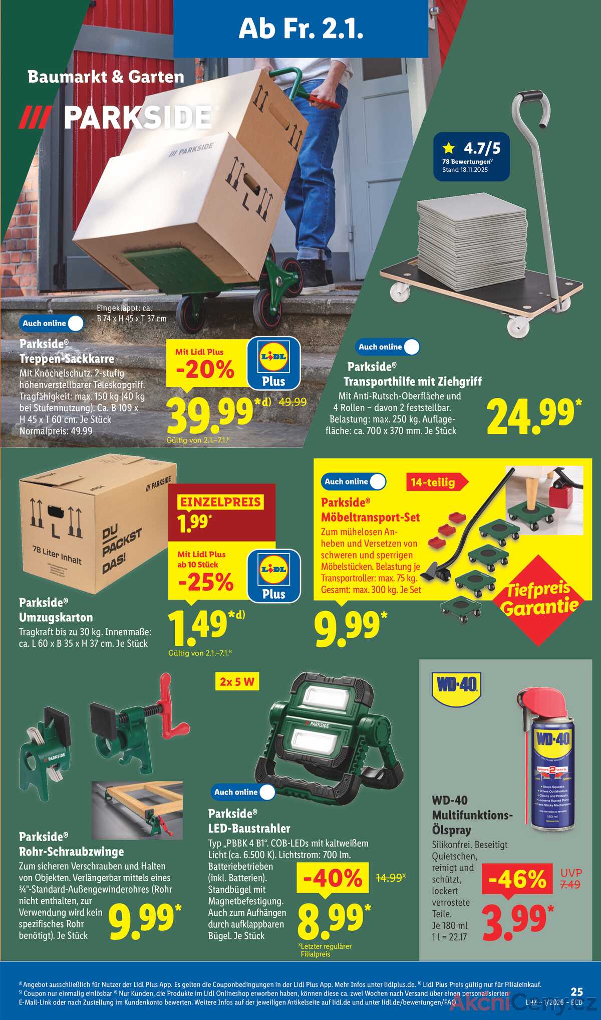 Leták Lidl Německo 29.12.-3.1.2026 strana 17