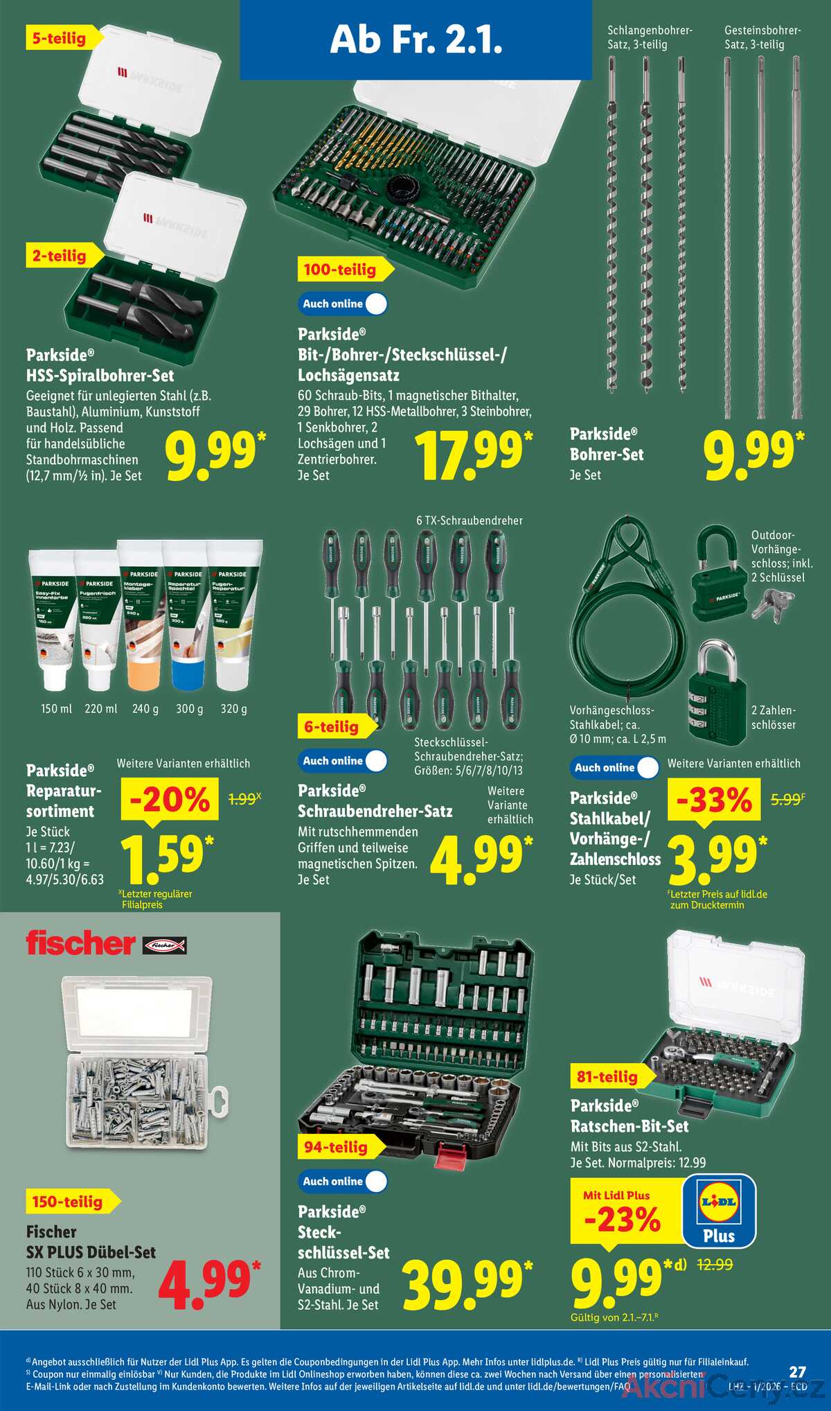 Leták Lidl Německo 29.12.-3.1.2026 strana 19