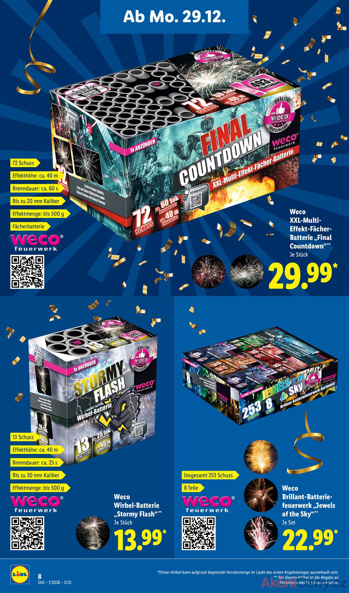 Leták Lidl Německo 29.12.-31.12.2025 strana 8