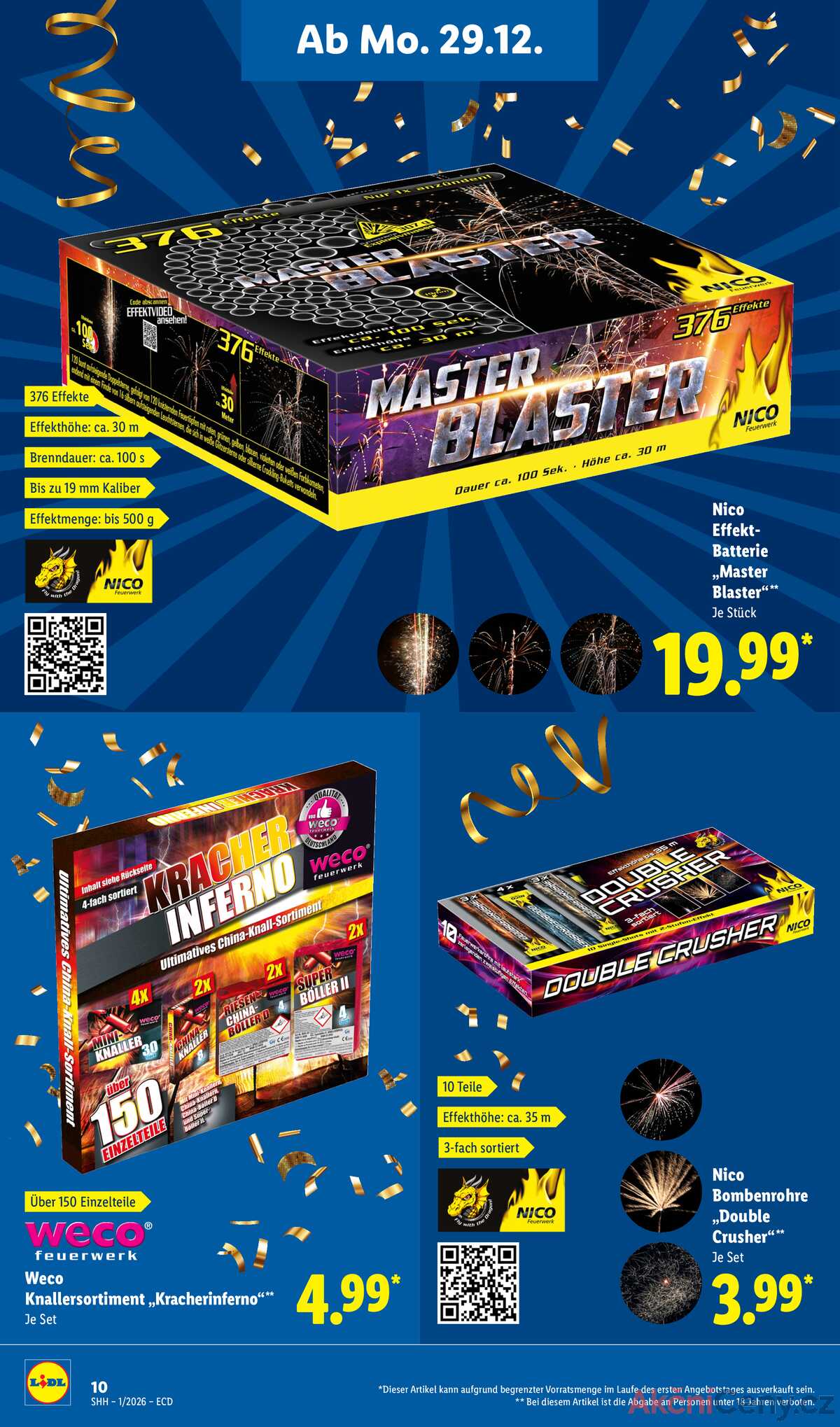 Leták Lidl Německo 29.12.-31.12.2025 strana 10