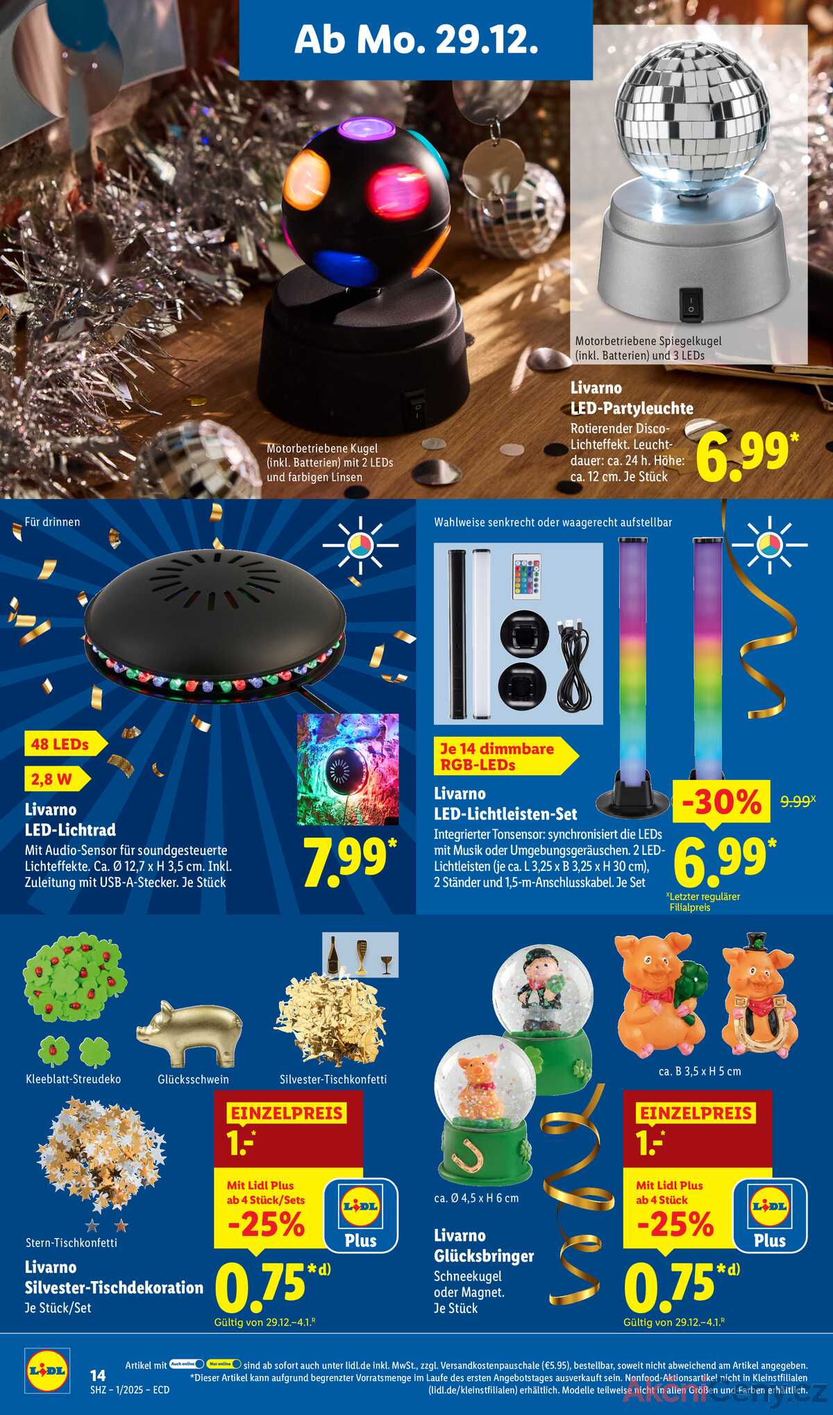 Leták Lidl Německo 29.12.-31.12.2025 strana 14