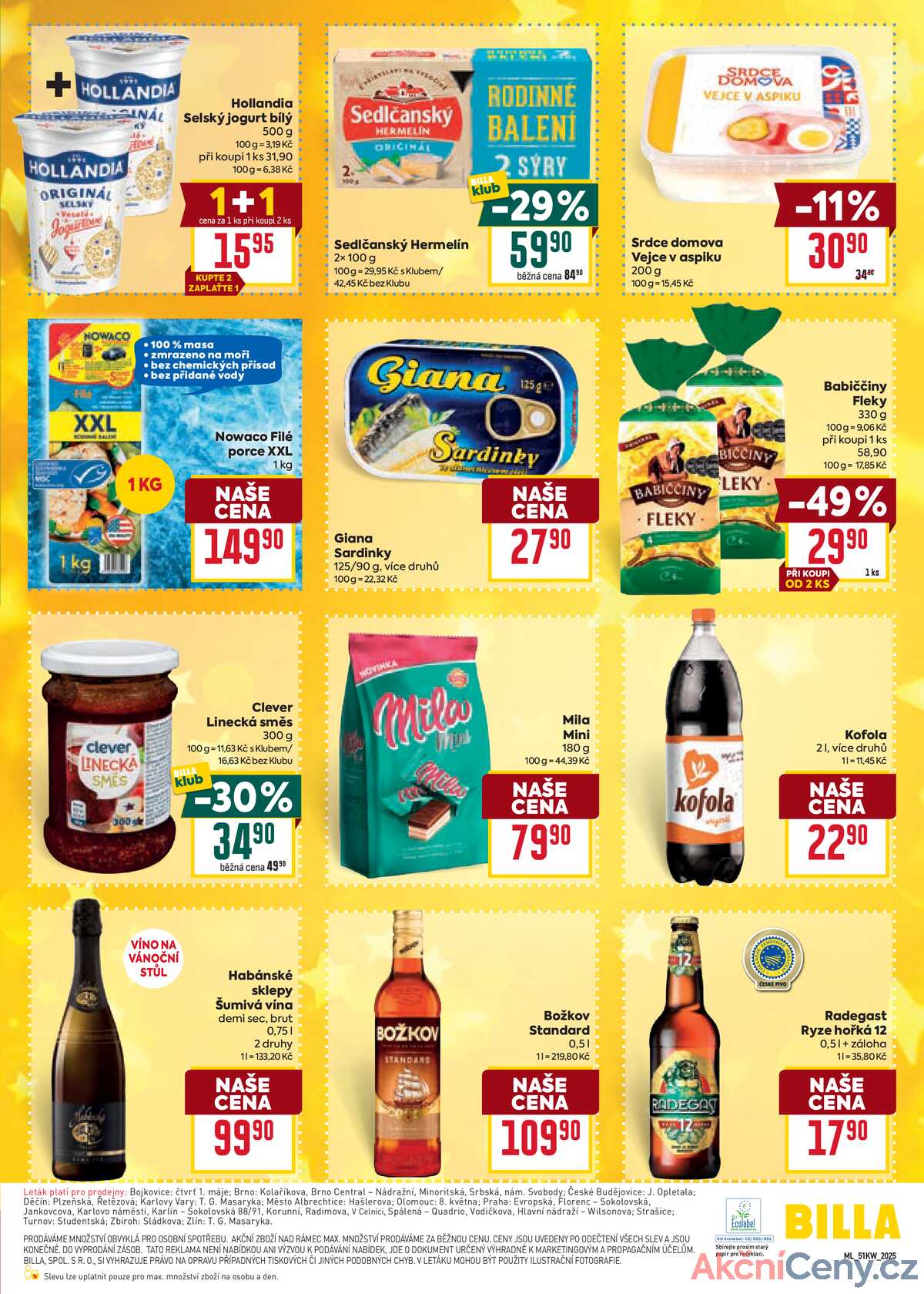 Billa malý leták od 17.12. do 24.12.2025 strana 3