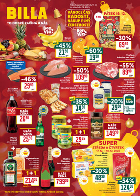 Billa malý leták od 17.12. do 24.12.2025