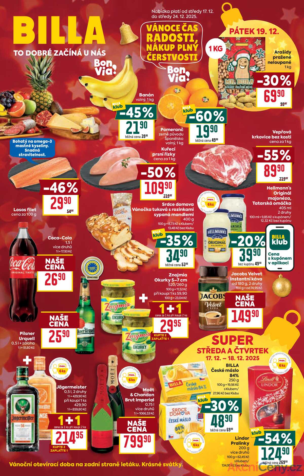 Billa  od 17.12. do 24.12.2025 strana 1