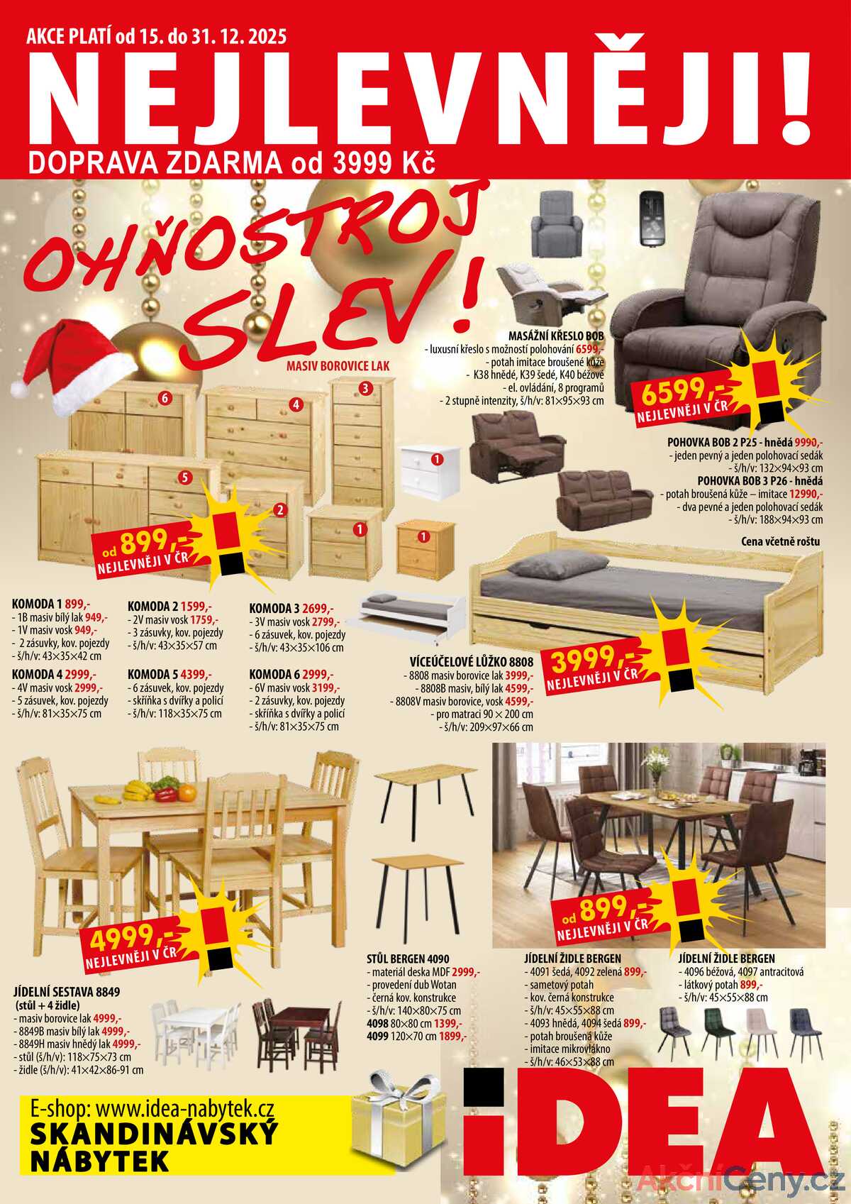 IDEA nábytek od 15.12. do 31.12.2025 strana 1