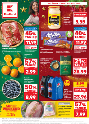Leták Kaufland Polsko 17.12.-23.12.2025 - Noviny týdne