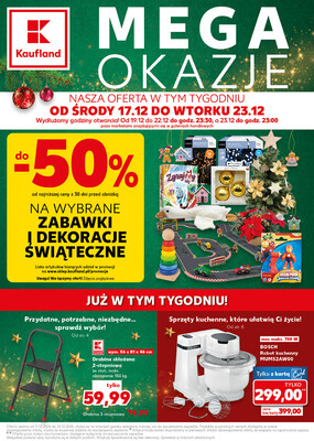 Leták Kaufland Polsko 17.12.-23.12.2025