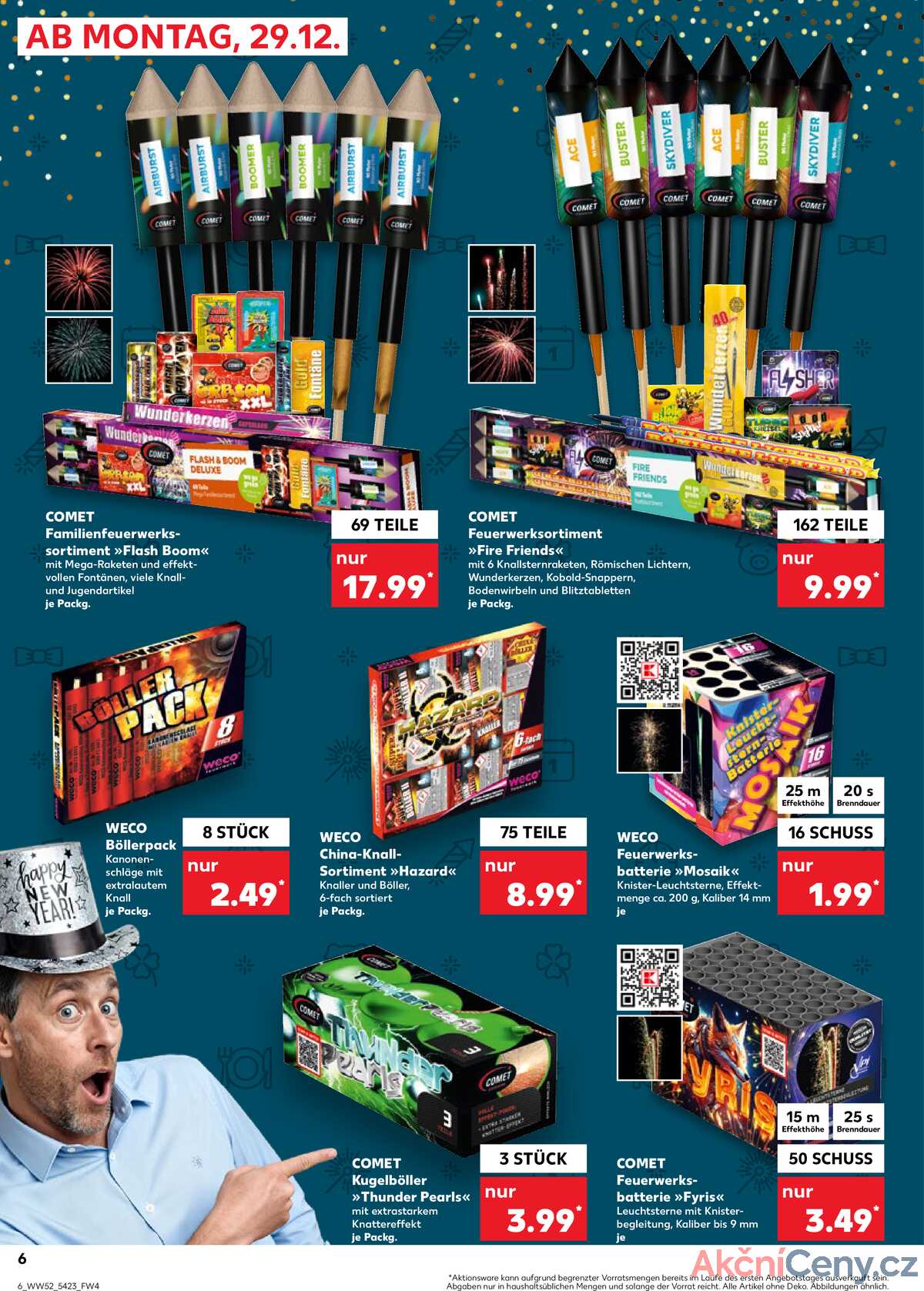 Leták Kaufland Německo 29.12.-31.12.2025 Ohnňostroje strana 6