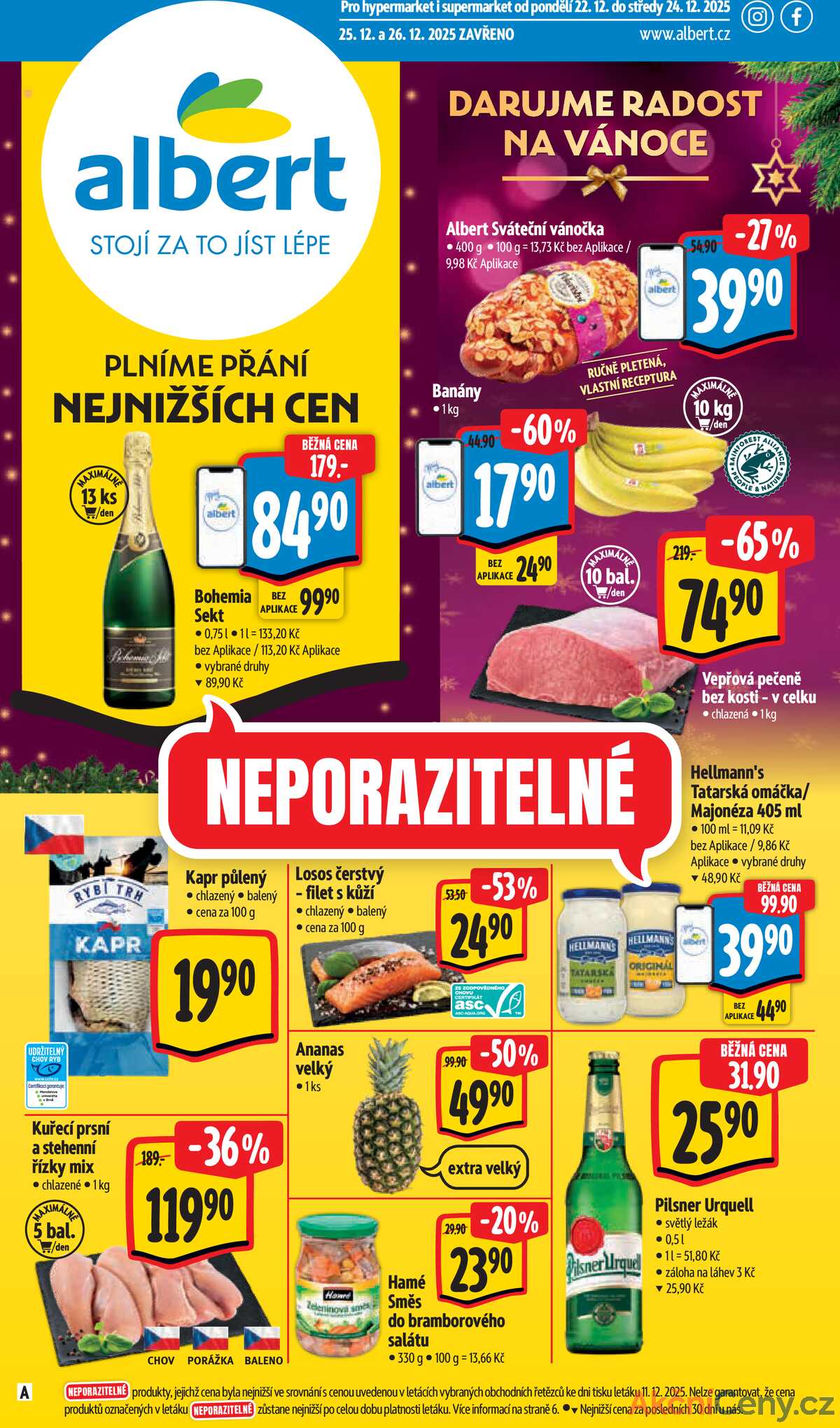 Albert Extra od 22.12. do 24.12.2025 strana 1