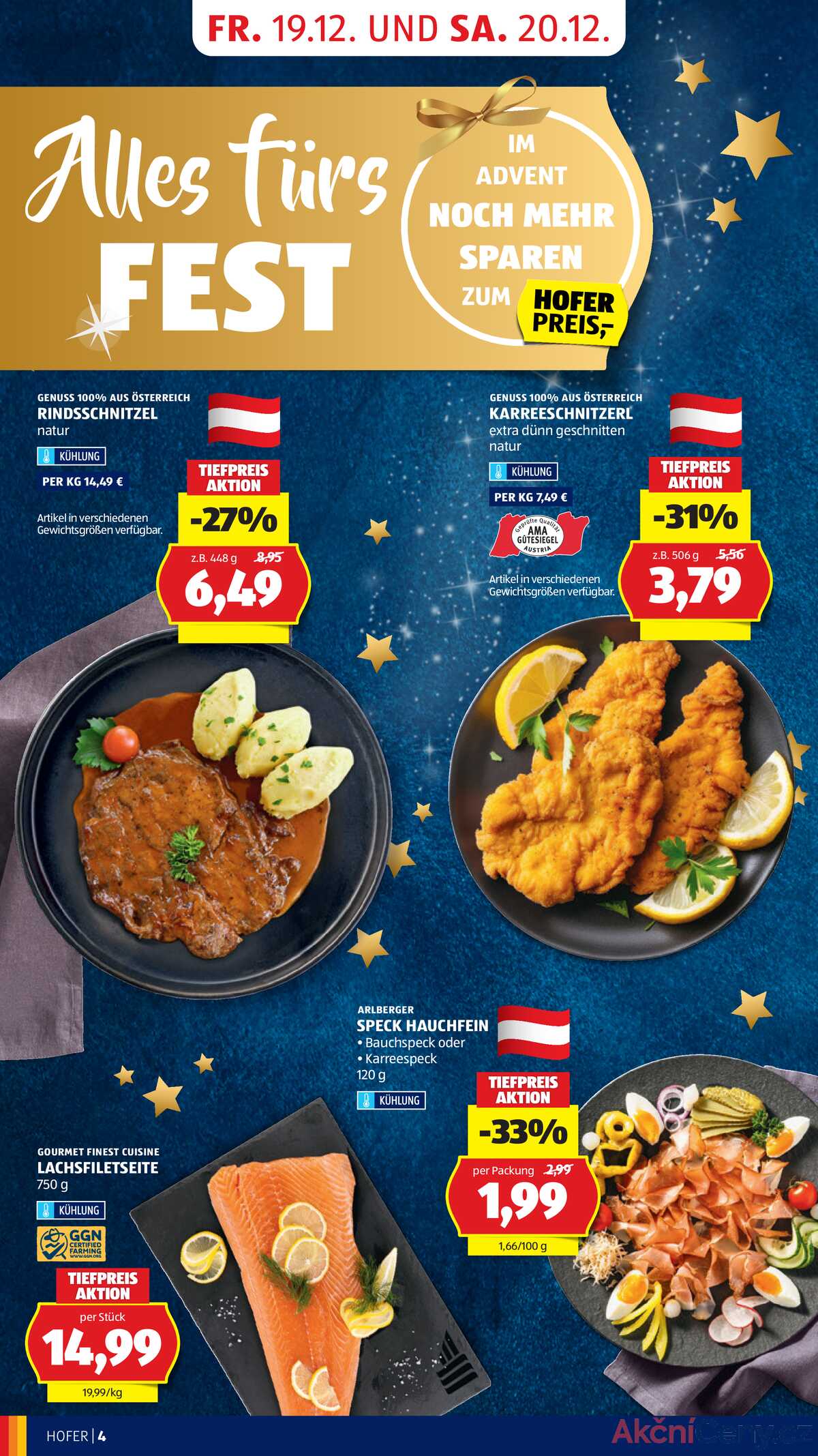 Leták HOFER Rakousko 19.12.-24.12.2025 strana 6