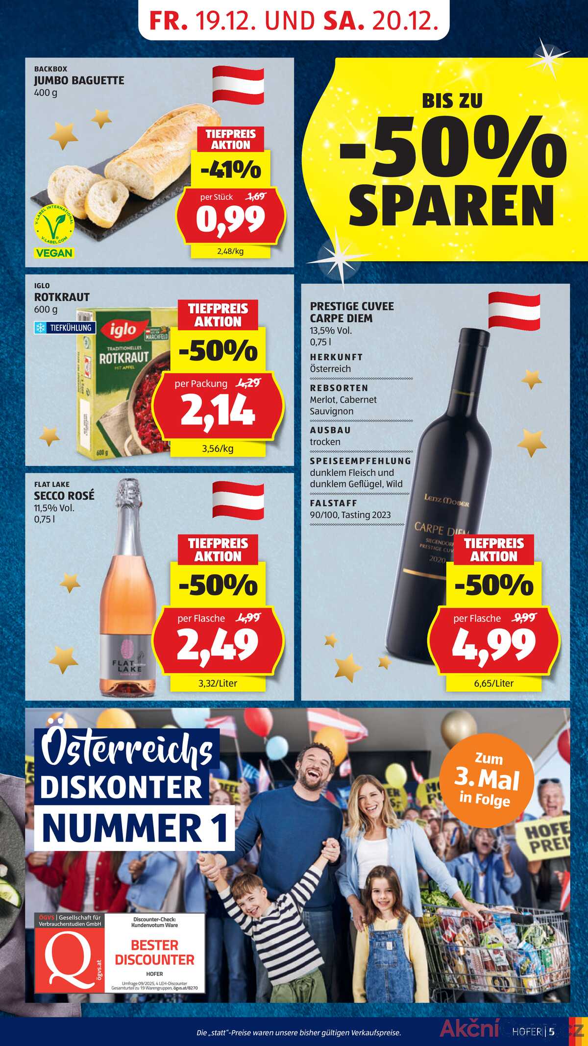 Leták HOFER Rakousko 19.12.-24.12.2025 strana 7