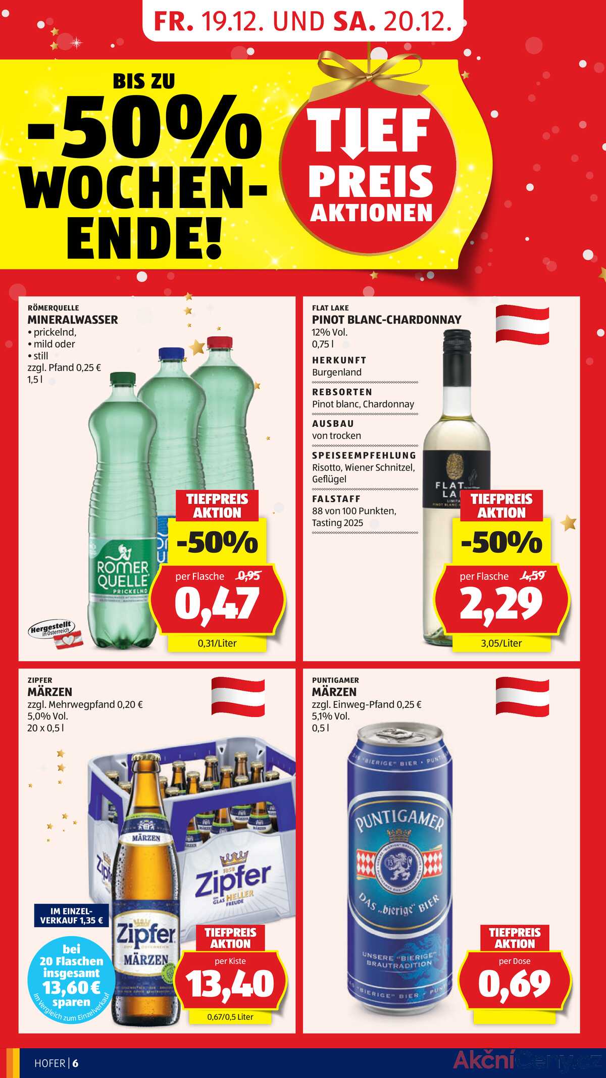 Leták HOFER Rakousko 19.12.-24.12.2025 strana 8