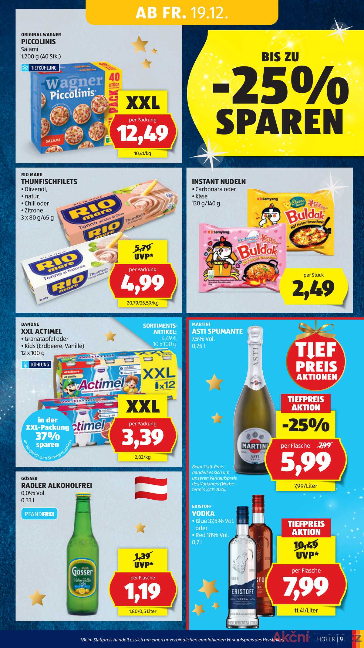 Leták HOFER Rakousko 19.12.-24.12.2025 strana 11
