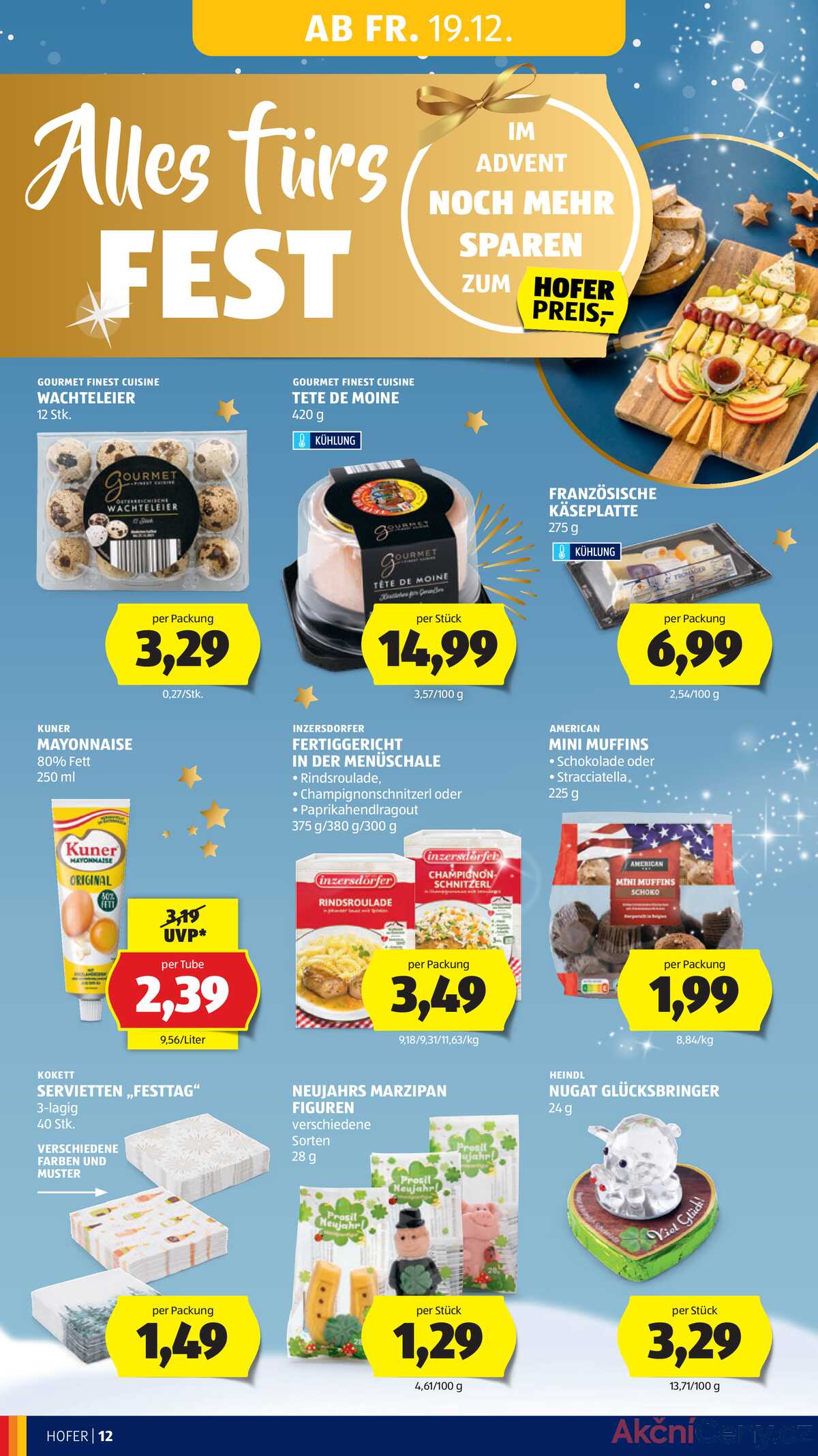 Leták HOFER Rakousko 19.12.-24.12.2025 strana 14