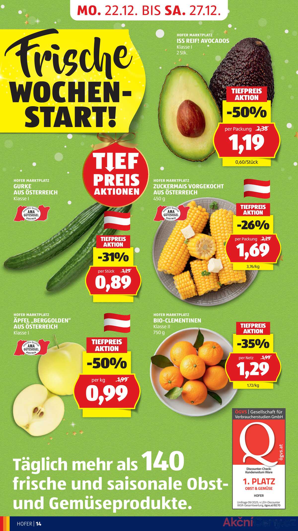 Leták HOFER Rakousko 19.12.-24.12.2025 strana 20