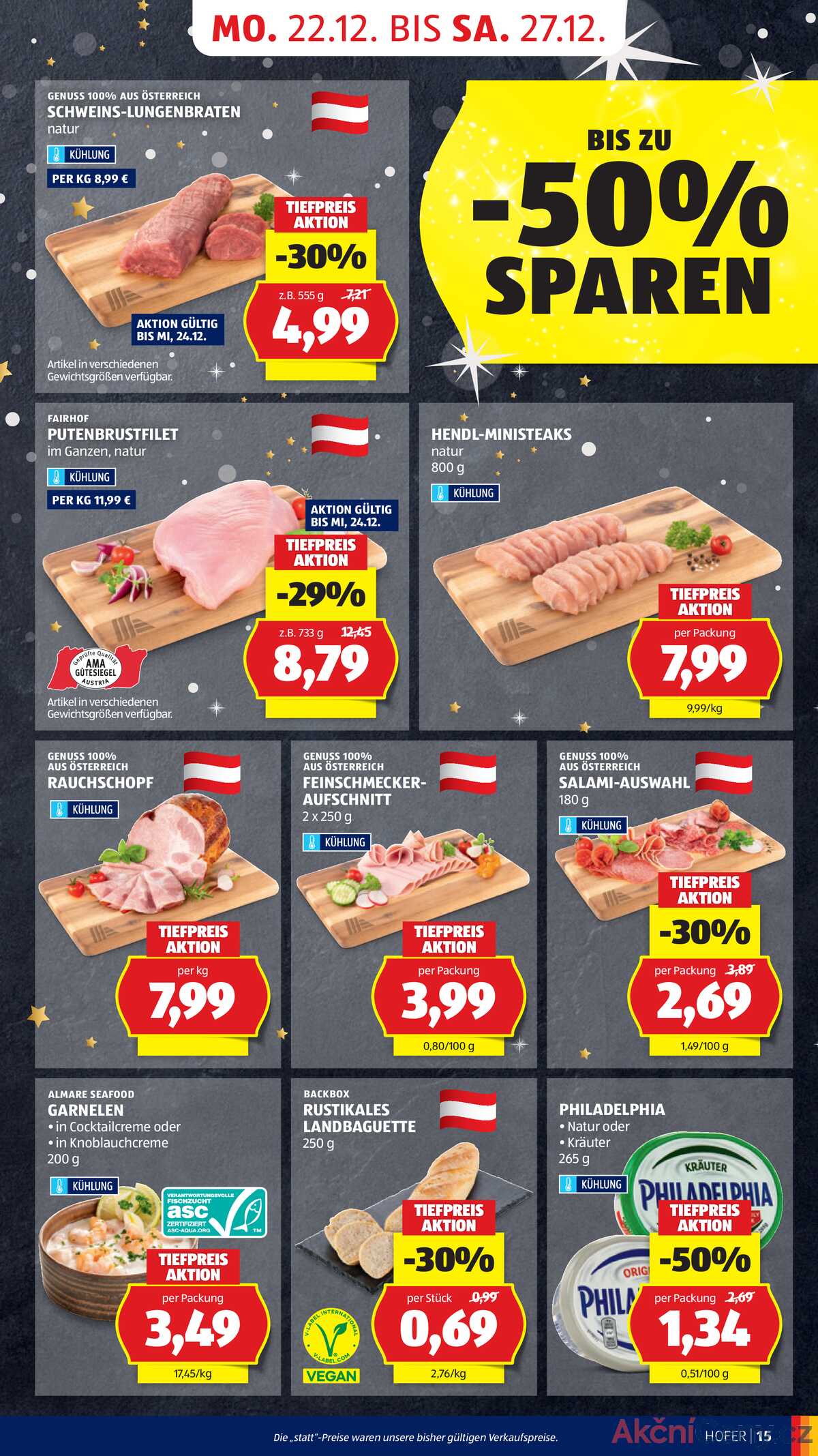 Leták HOFER Rakousko 19.12.-24.12.2025 strana 21