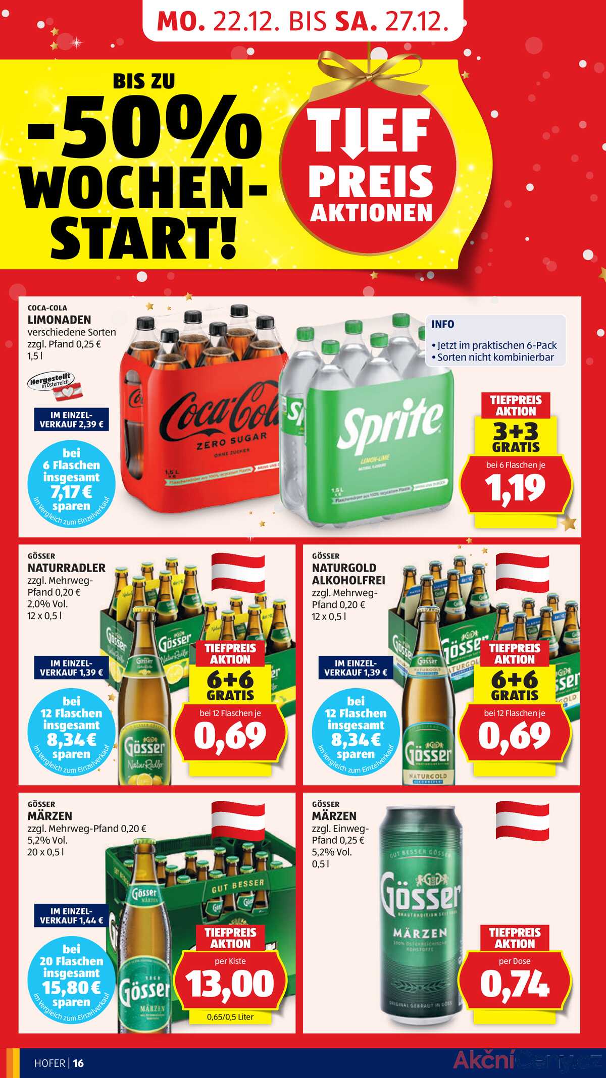Leták HOFER Rakousko 19.12.-24.12.2025 strana 22