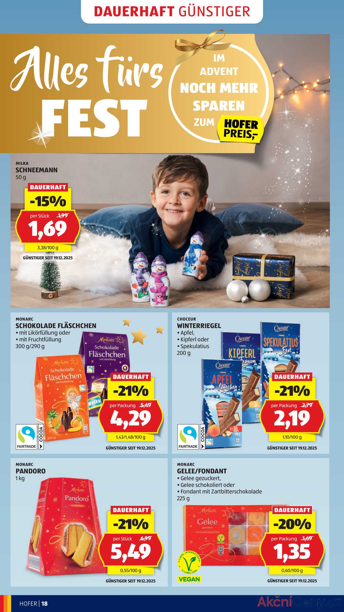 Leták HOFER Rakousko 19.12.-24.12.2025 strana 24