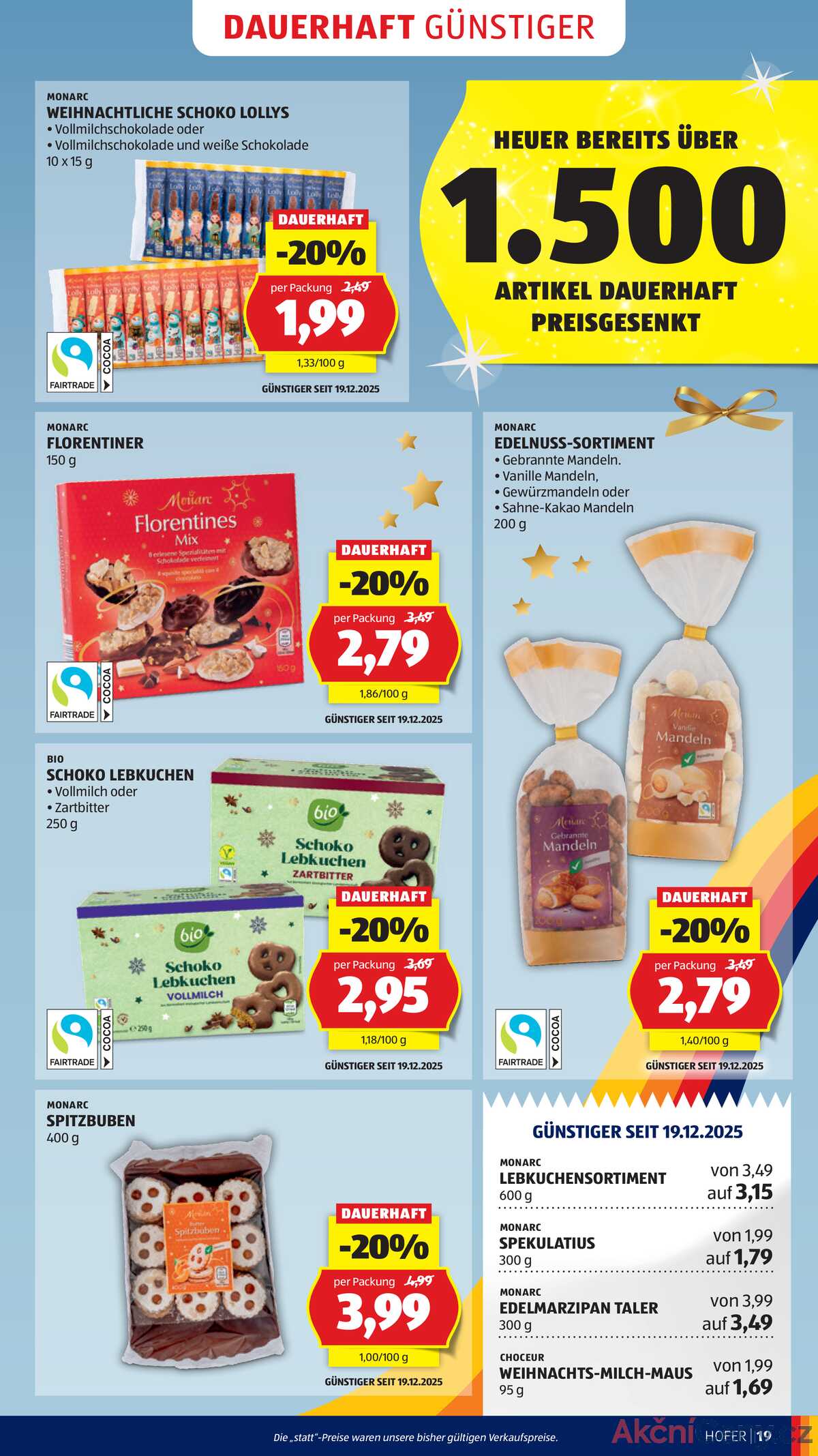 Leták HOFER Rakousko 19.12.-24.12.2025 strana 25