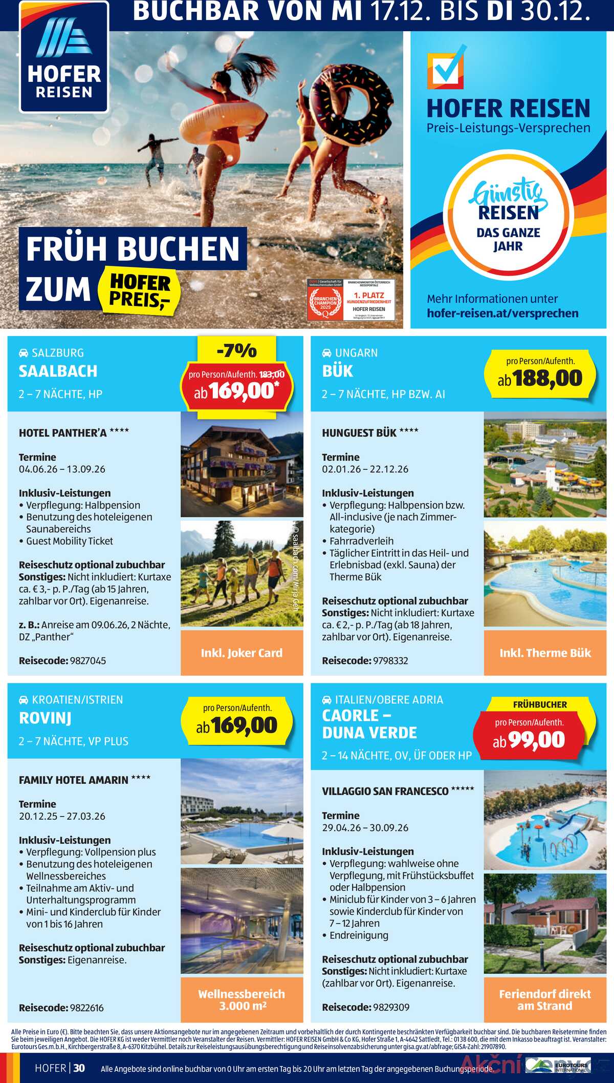 Leták HOFER Rakousko 19.12.-24.12.2025 strana 38