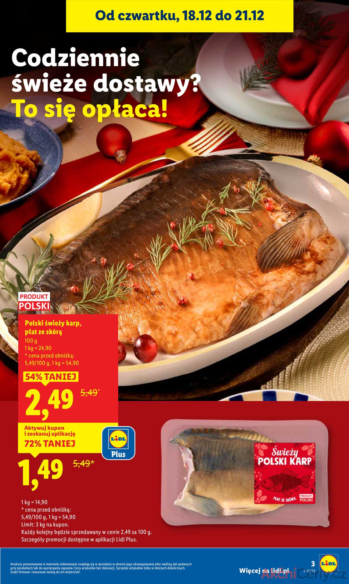 Leták Lidl Polsko 18.12.-21.12.2025 strana 3