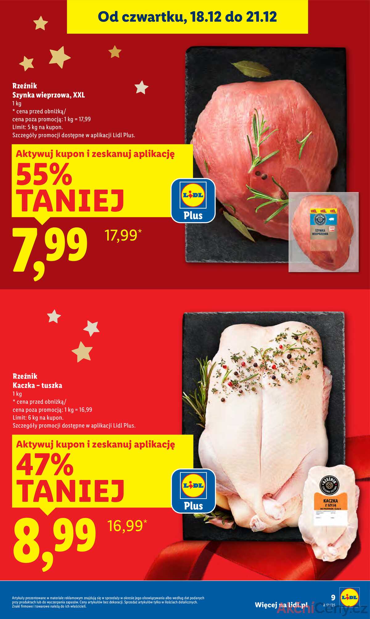 Leták Lidl Polsko 18.12.-21.12.2025 strana 9