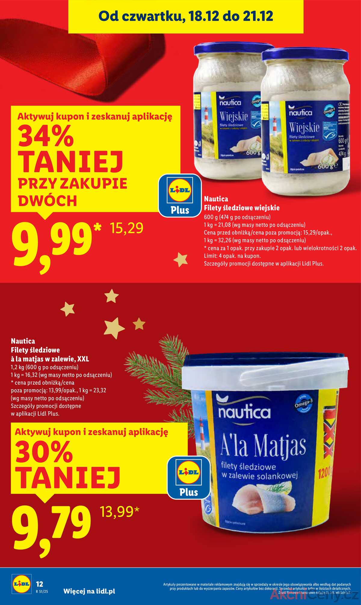Leták Lidl Polsko 18.12.-21.12.2025 strana 12