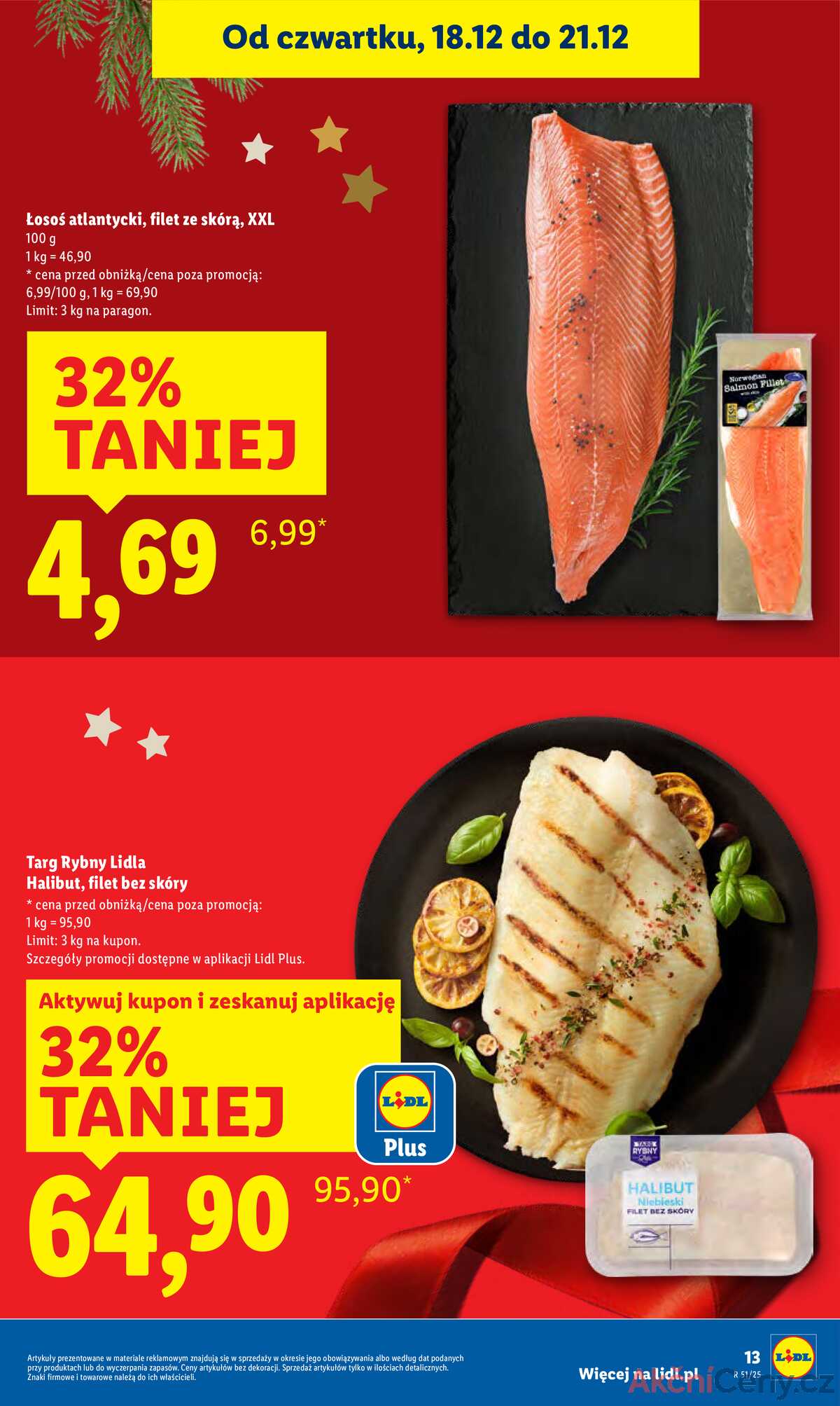 Leták Lidl Polsko 18.12.-21.12.2025 strana 13