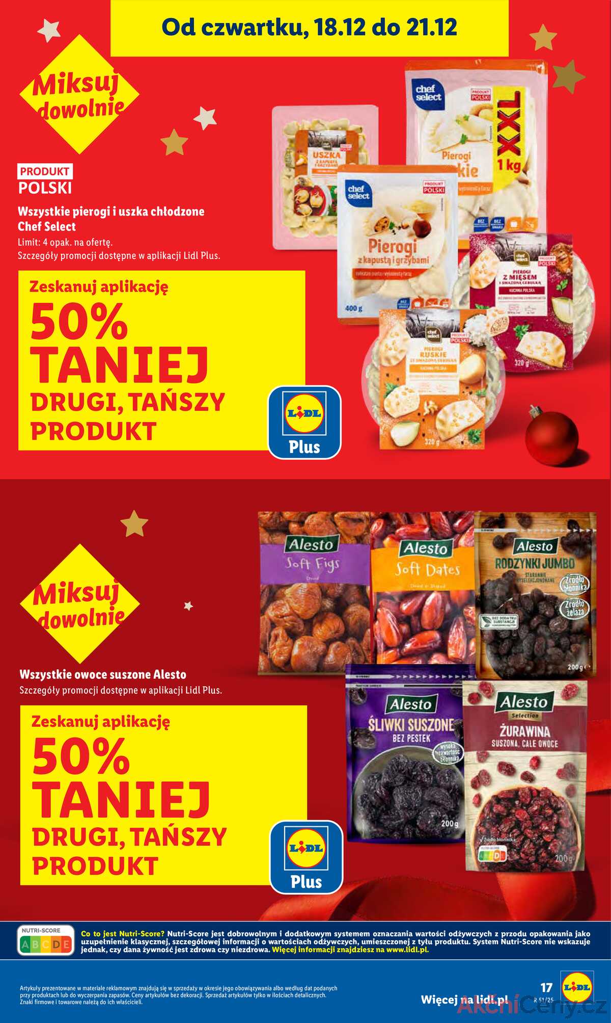Leták Lidl Polsko 18.12.-21.12.2025 strana 17