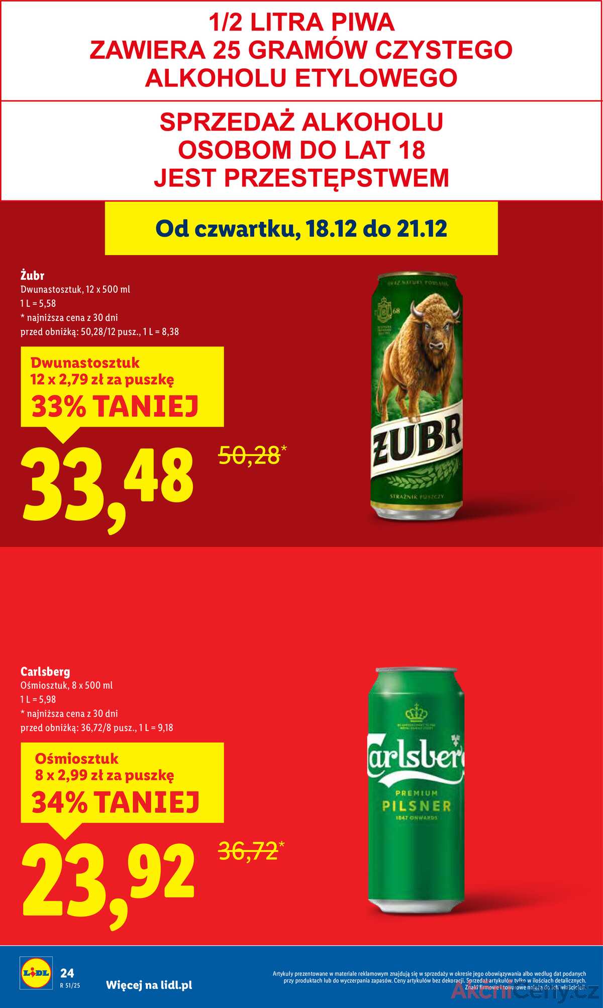 Leták Lidl Polsko 18.12.-21.12.2025 strana 24