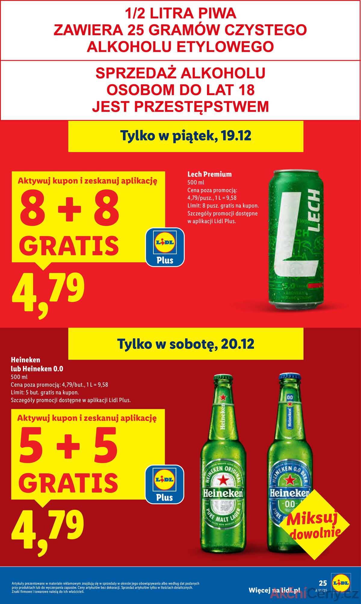 Leták Lidl Polsko 18.12.-21.12.2025 strana 25