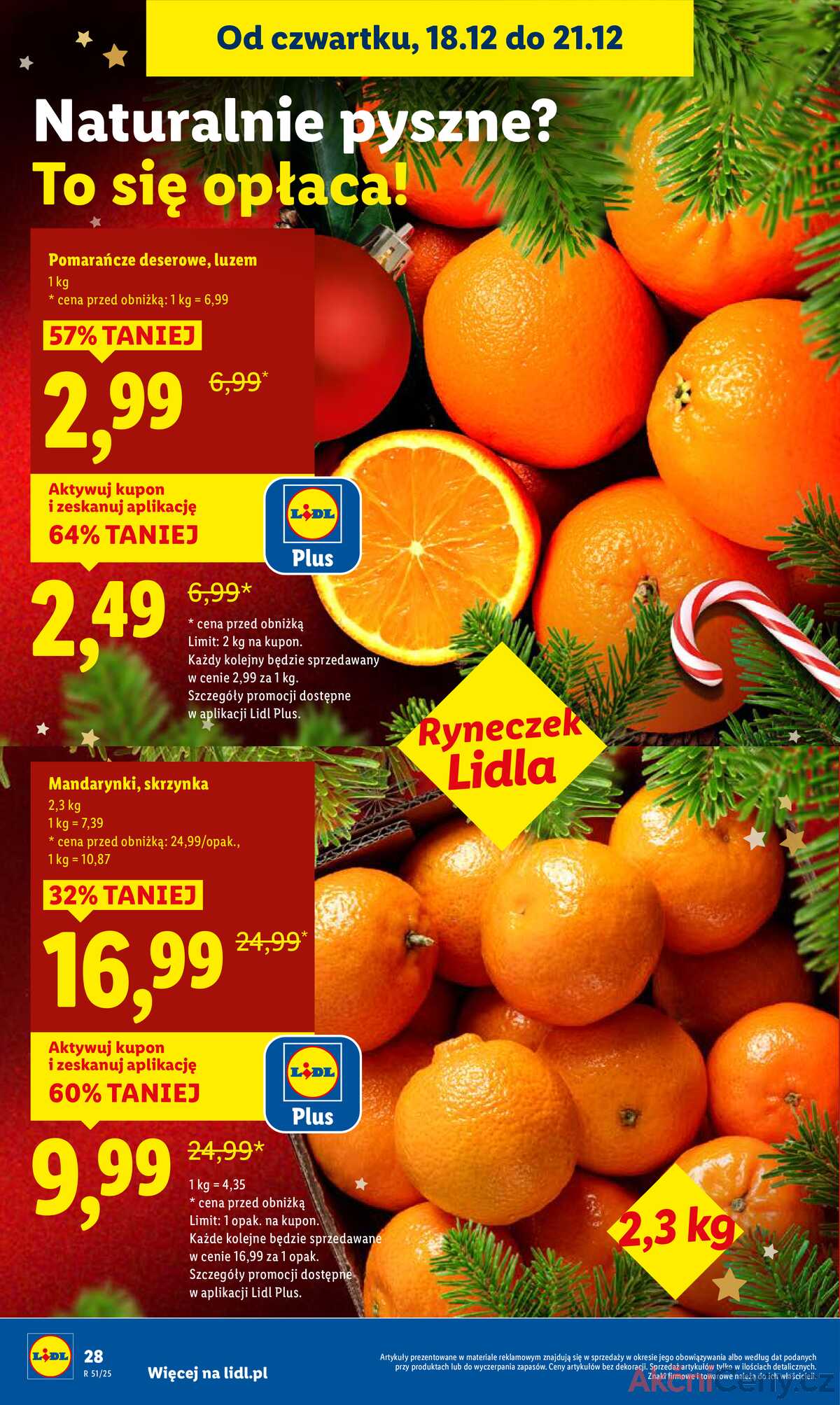 Leták Lidl Polsko 18.12.-21.12.2025 strana 28
