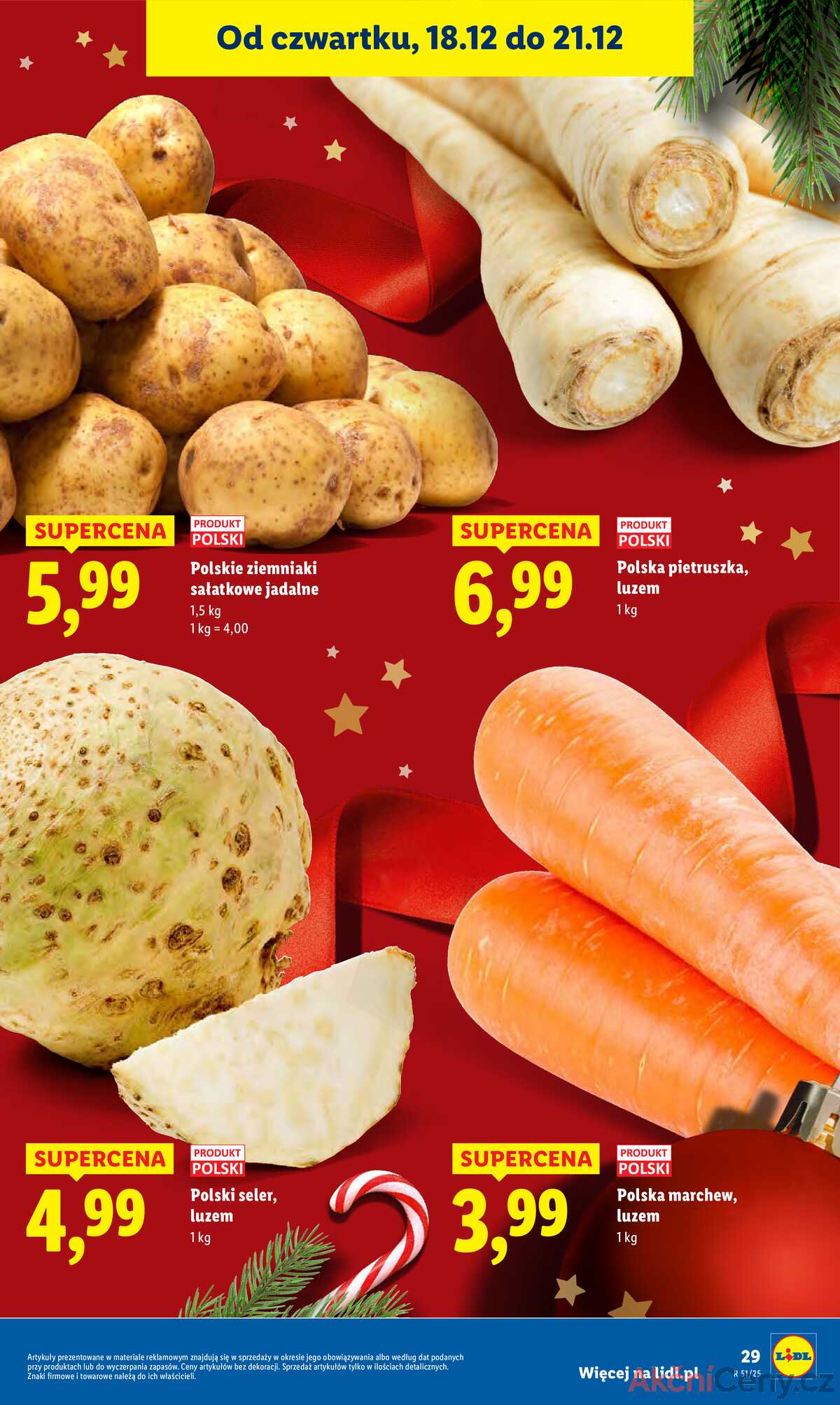 Leták Lidl Polsko 18.12.-21.12.2025 strana 29