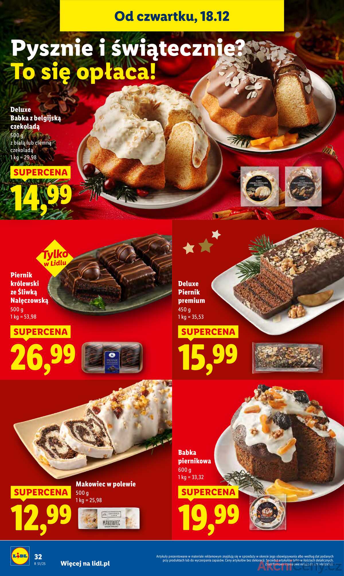 Leták Lidl Polsko 18.12.-21.12.2025 strana 34
