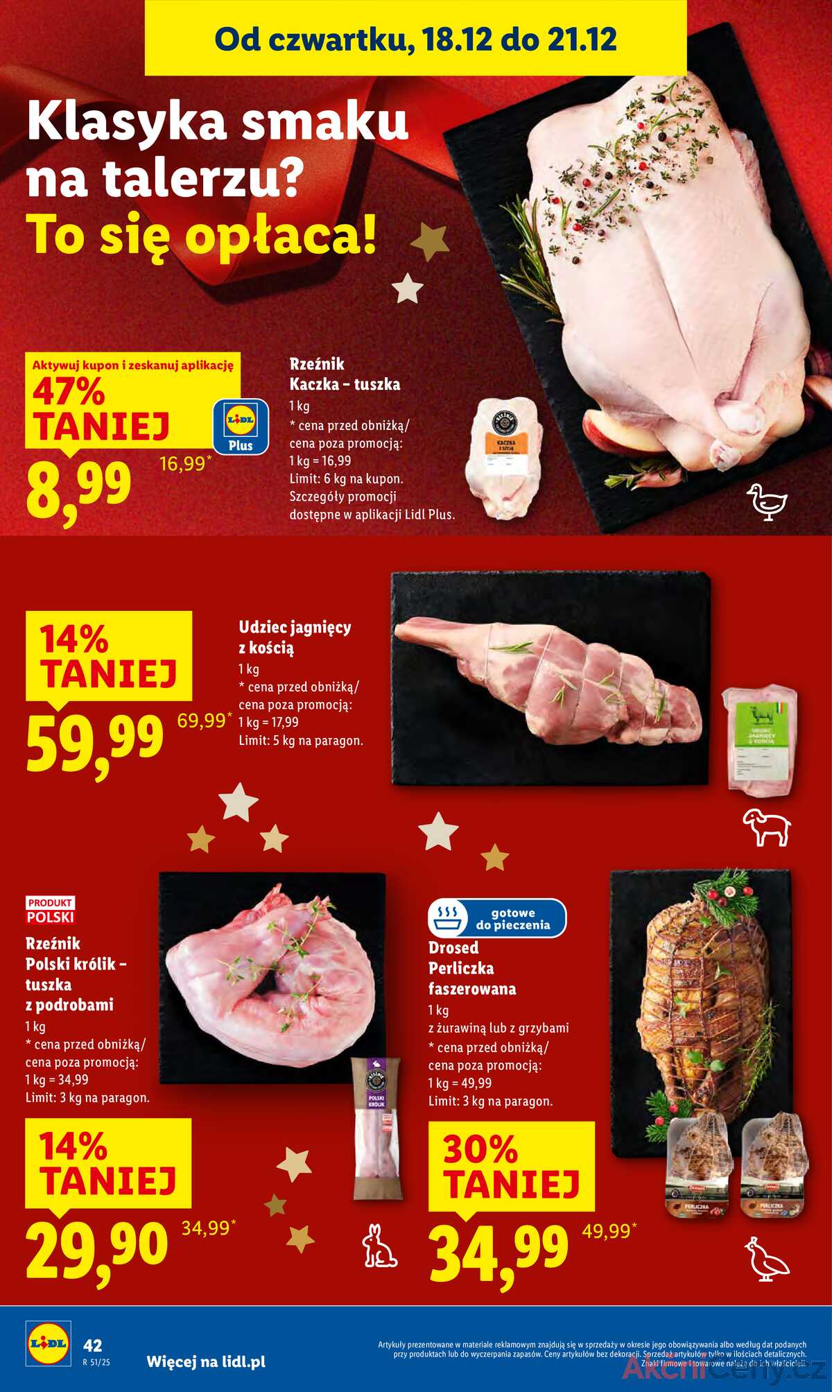 Leták Lidl Polsko 18.12.-21.12.2025 strana 44
