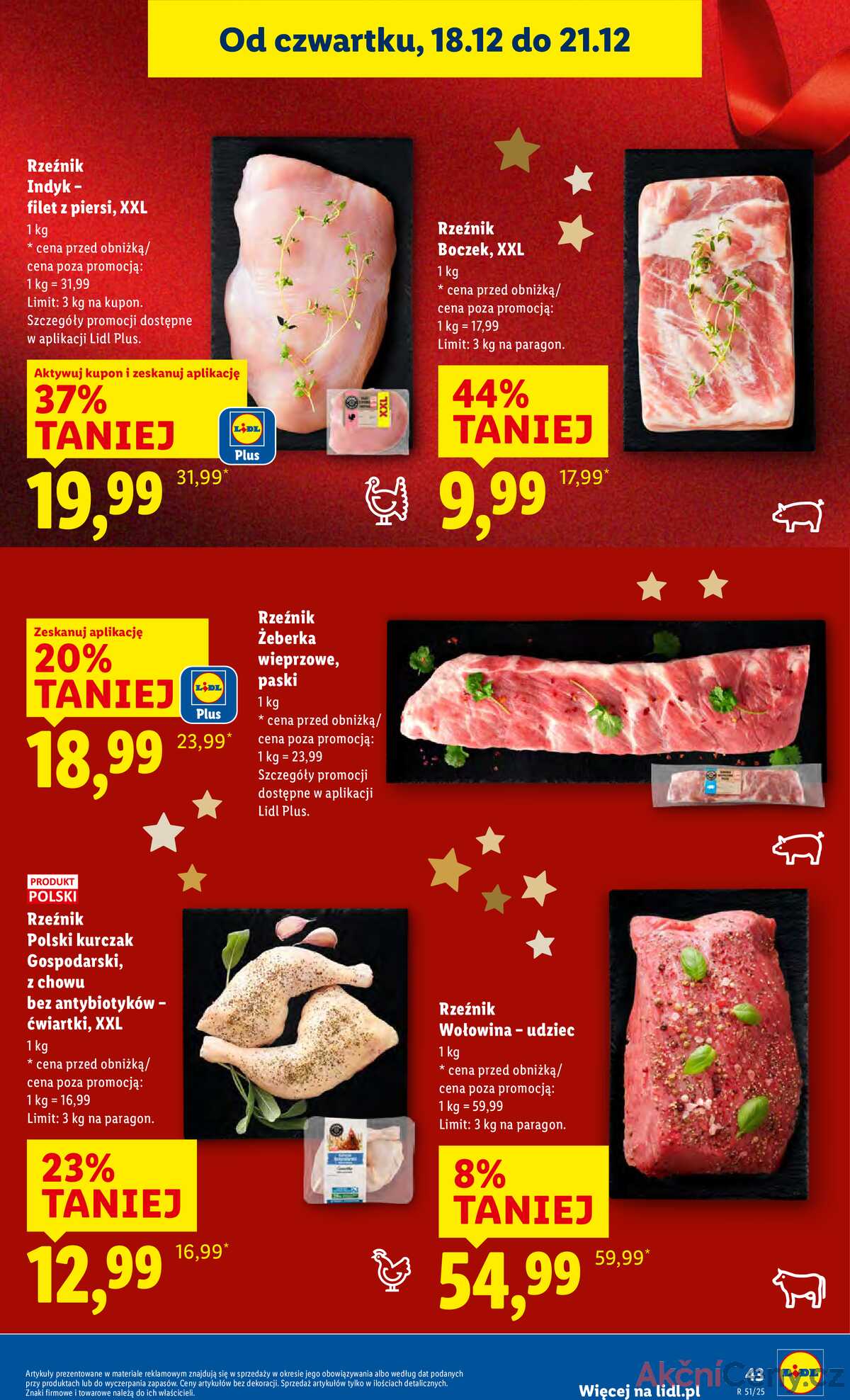 Leták Lidl Polsko 18.12.-21.12.2025 strana 45