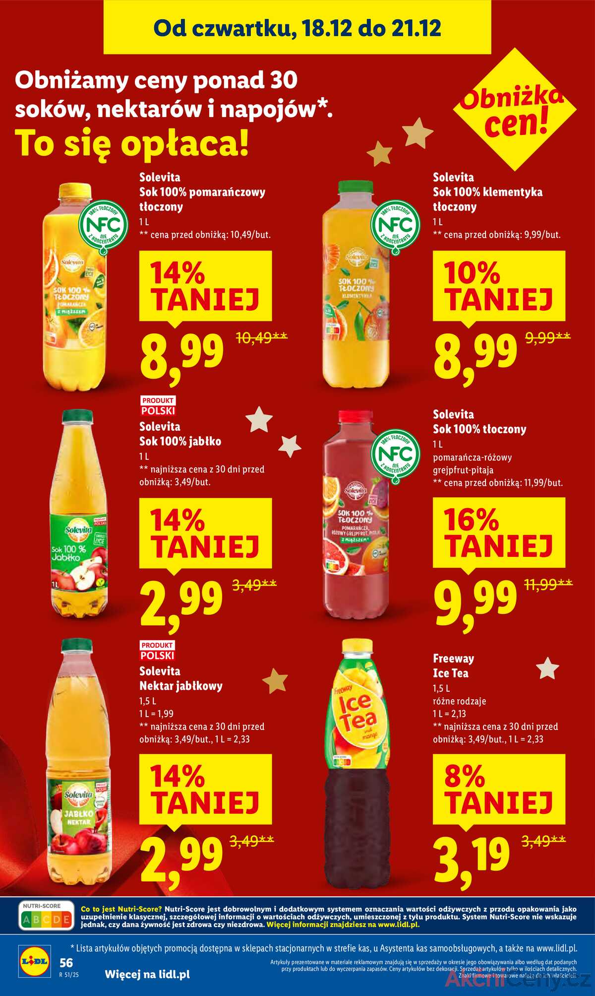 Leták Lidl Polsko 18.12.-21.12.2025 strana 58